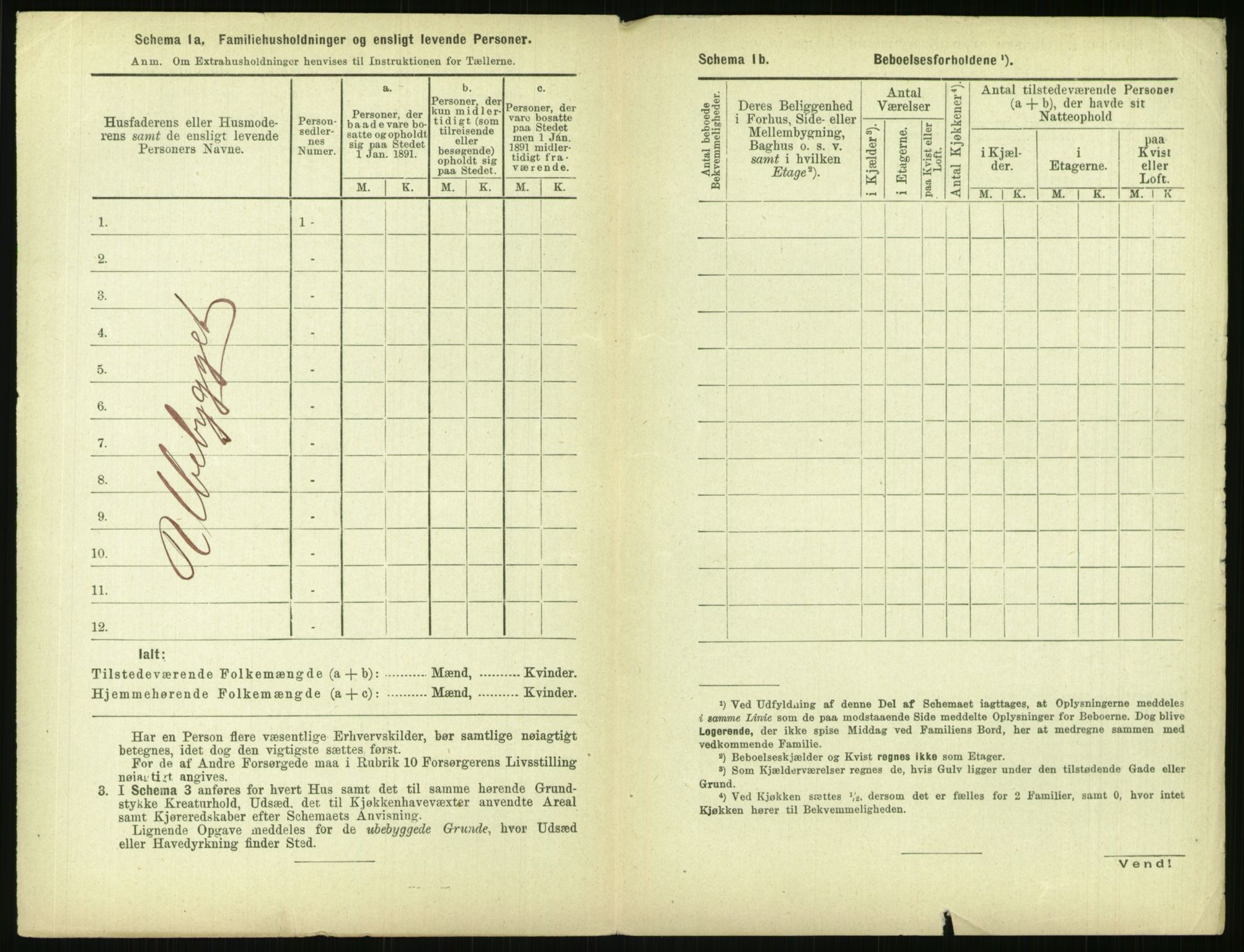 RA, 1891 census for 0301 Kristiania, 1891, p. 144796