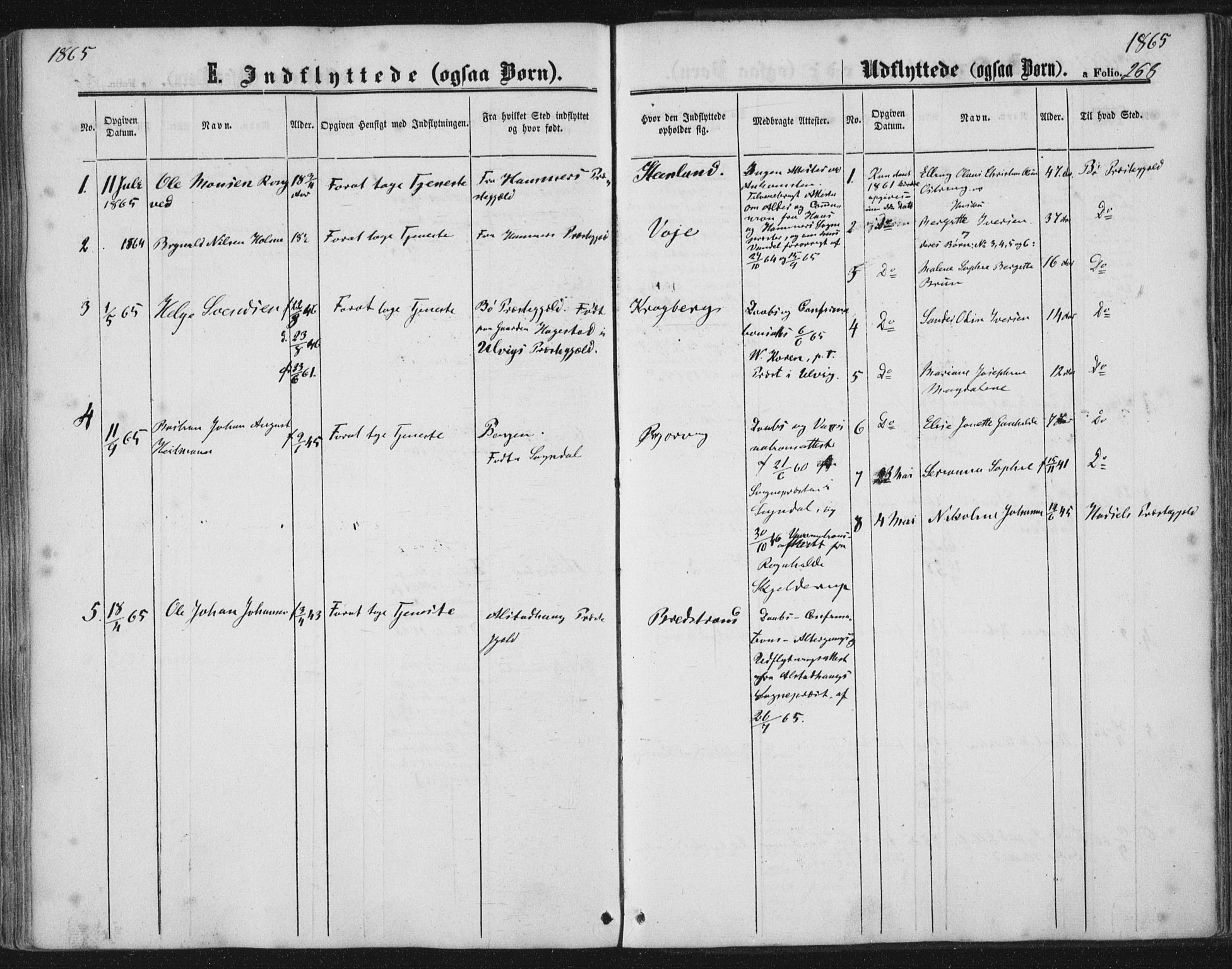 Ministerialprotokoller, klokkerbøker og fødselsregistre - Nordland, AV/SAT-A-1459/893/L1333: Parish register (official) no. 893A06, 1858-1866, p. 268