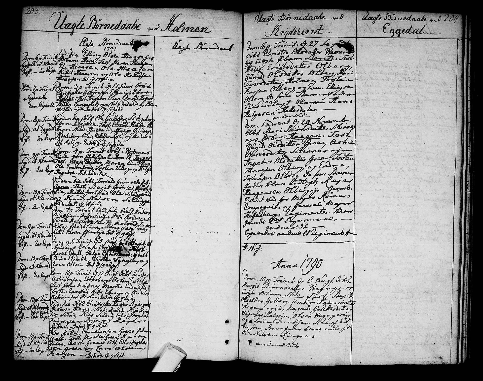 Sigdal kirkebøker, SAKO/A-245/F/Fa/L0002: Parish register (official) no. I 2, 1778-1792, p. 203-204