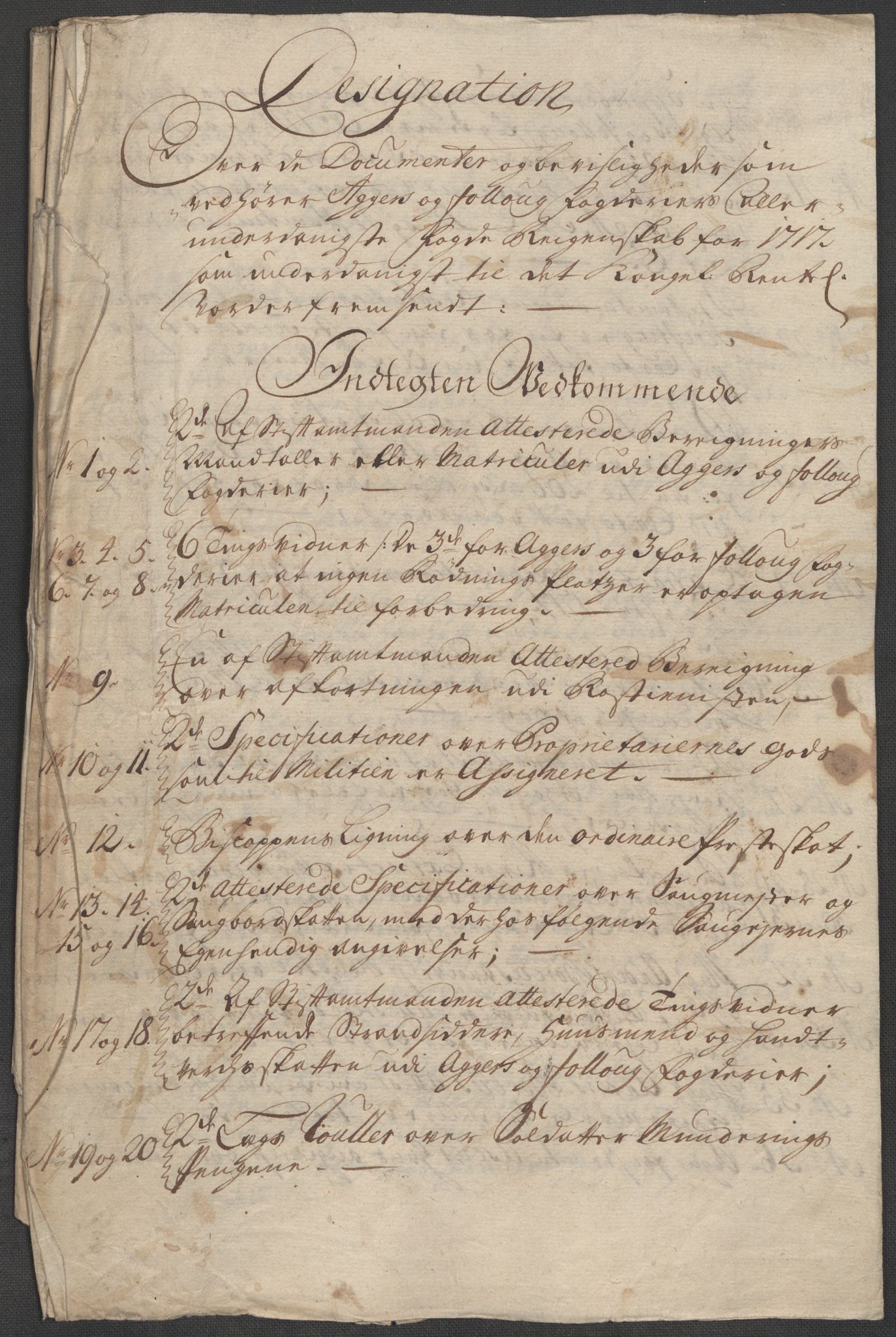 Rentekammeret inntil 1814, Reviderte regnskaper, Fogderegnskap, RA/EA-4092/R10/L0455: Fogderegnskap Aker og Follo, 1717, p. 43