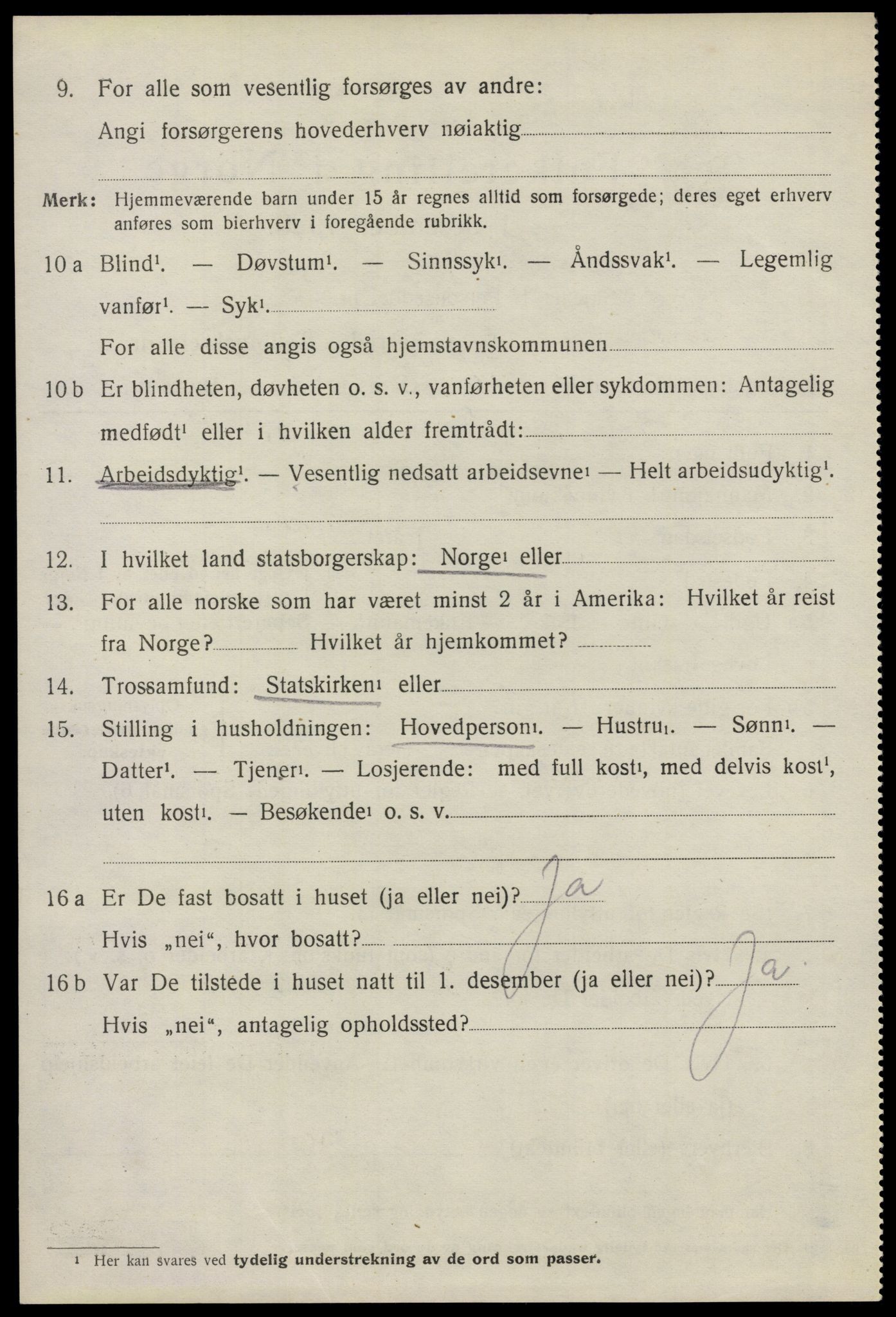 SAO, 1920 census for Glemmen, 1920, p. 7602