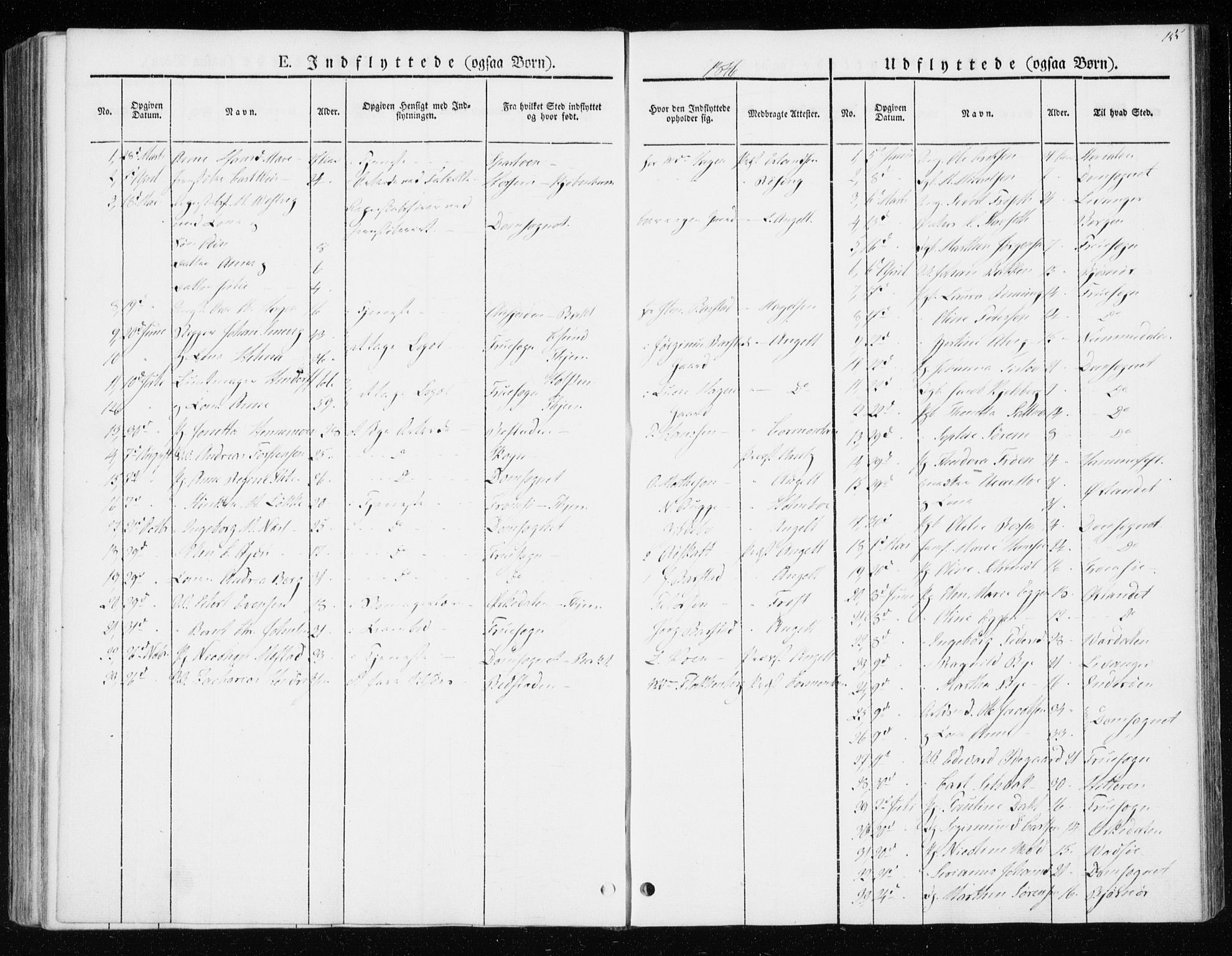 Ministerialprotokoller, klokkerbøker og fødselsregistre - Sør-Trøndelag, SAT/A-1456/604/L0183: Parish register (official) no. 604A04, 1841-1850, p. 155