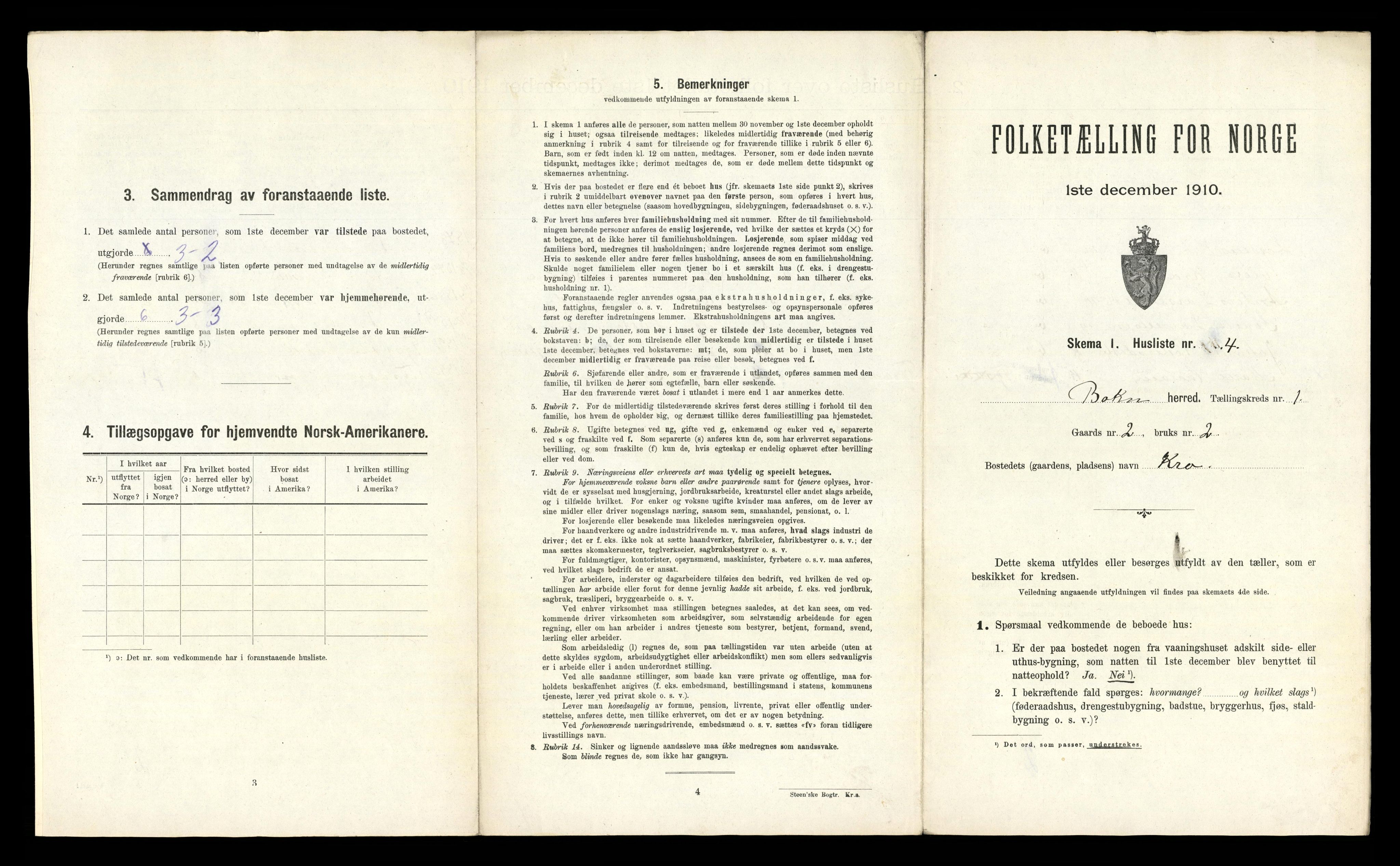 RA, 1910 census for Bokn, 1910, p. 24