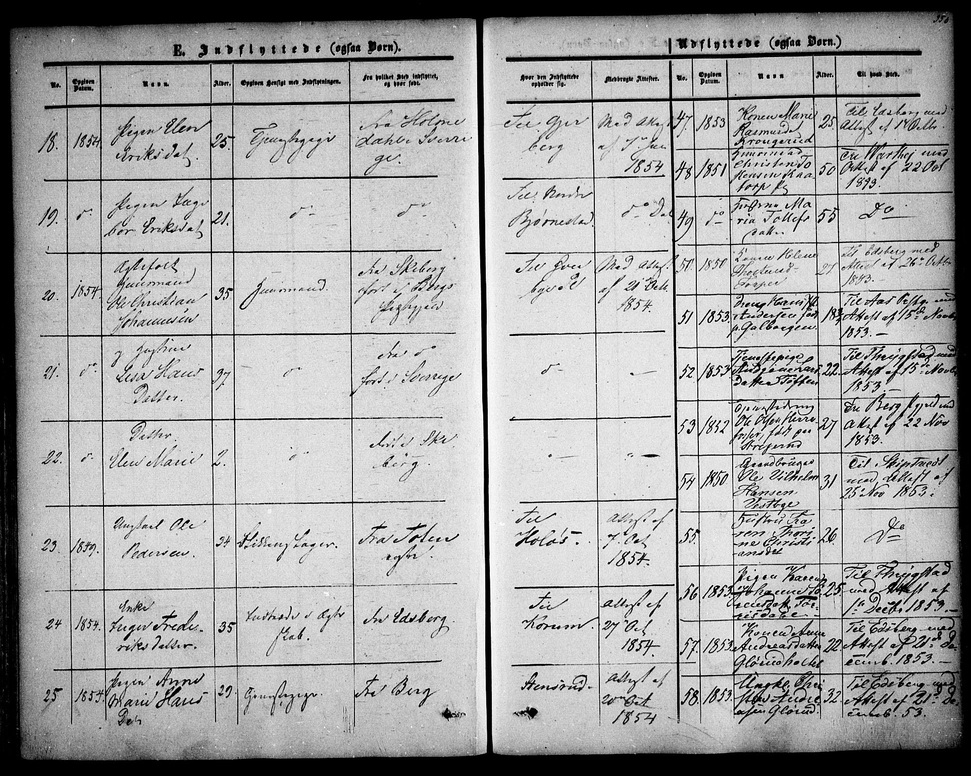 Rakkestad prestekontor Kirkebøker, AV/SAO-A-2008/F/Fa/L0009: Parish register (official) no. I 9, 1850-1856, p. 356