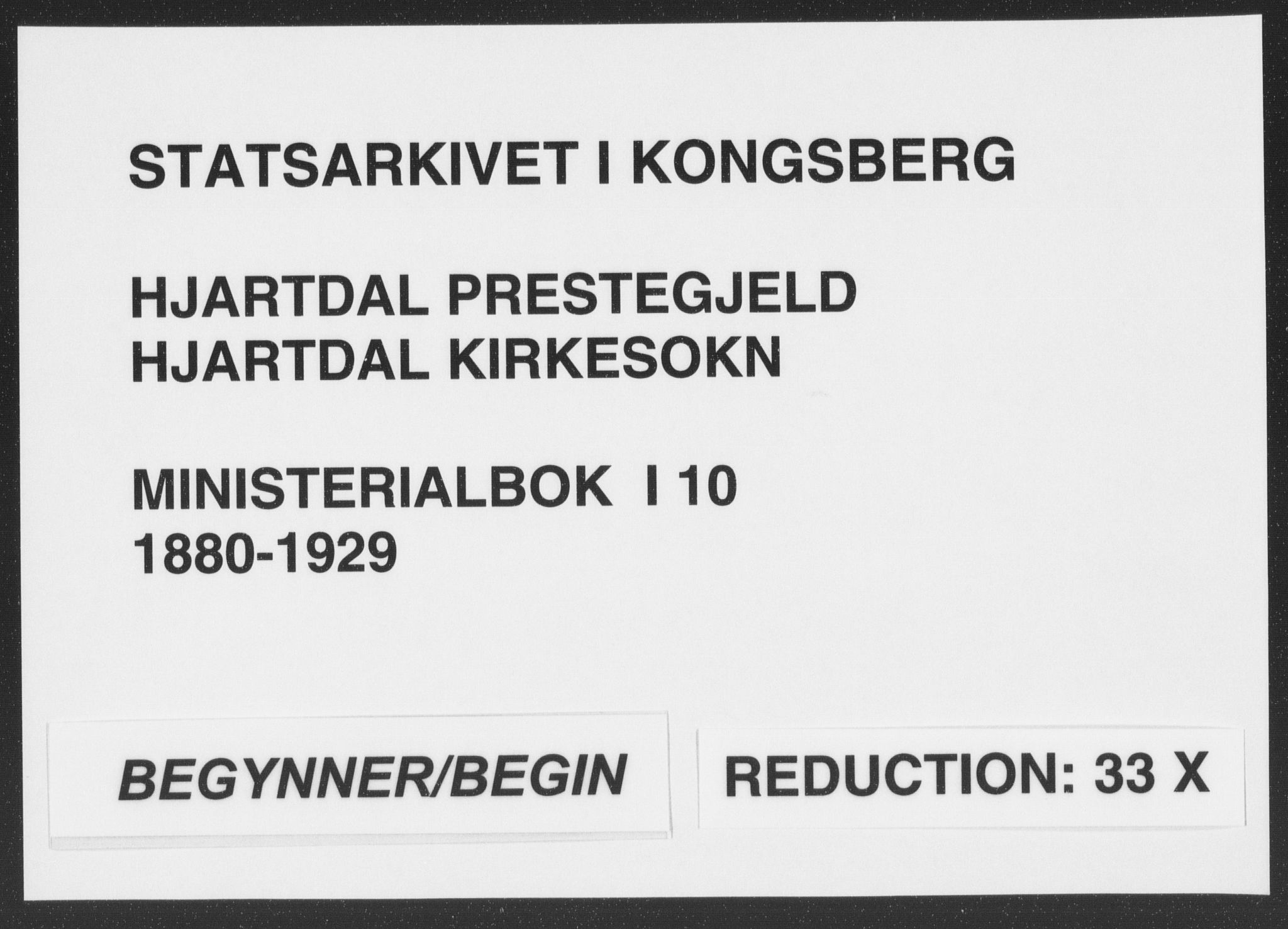 Hjartdal kirkebøker, SAKO/A-270/F/Fa/L0010: Parish register (official) no. I 10, 1880-1929