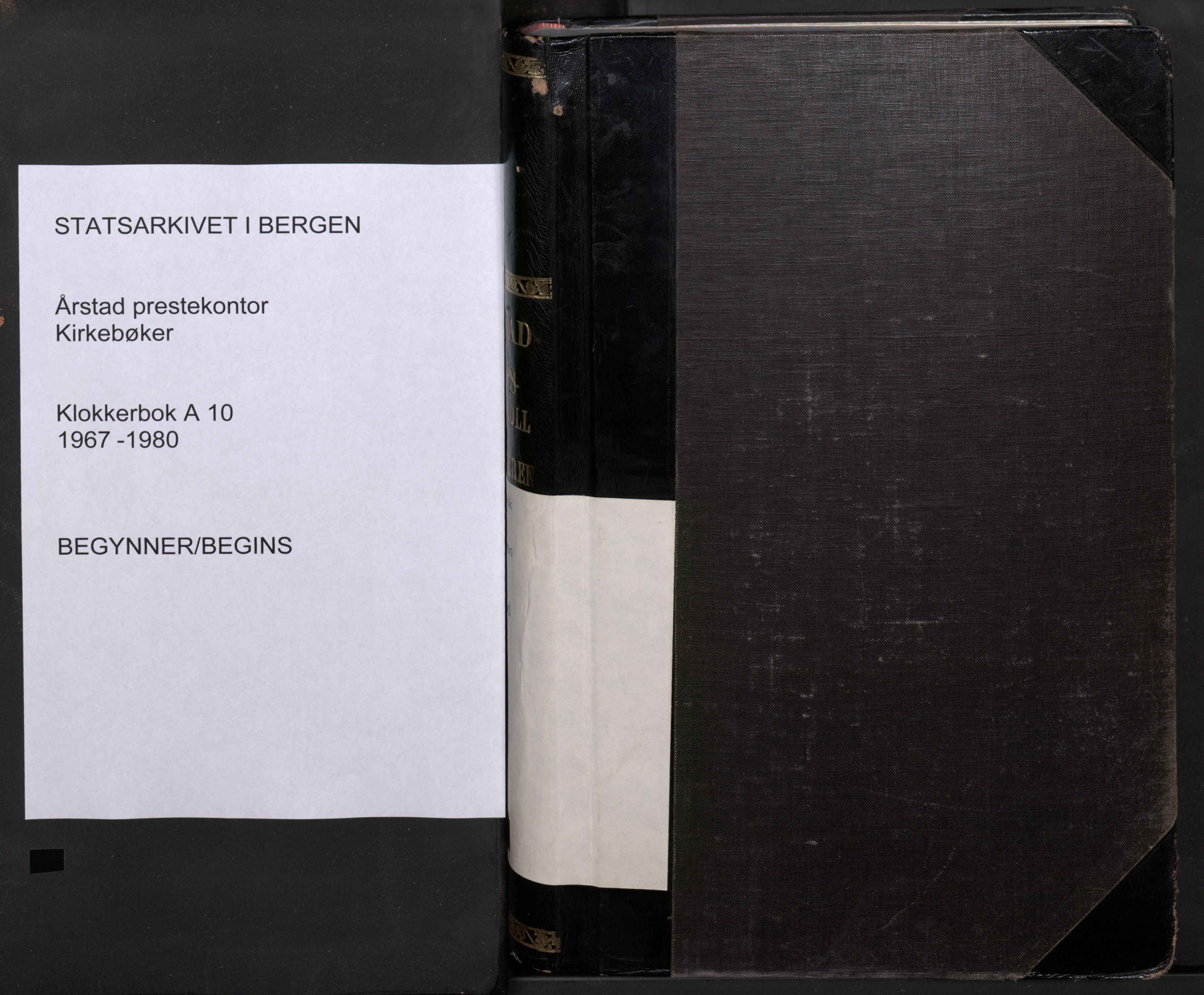 Årstad Sokneprestembete, AV/SAB-A-79301/H/Hab/L0010: Parish register (copy) no. A 10, 1967-1980