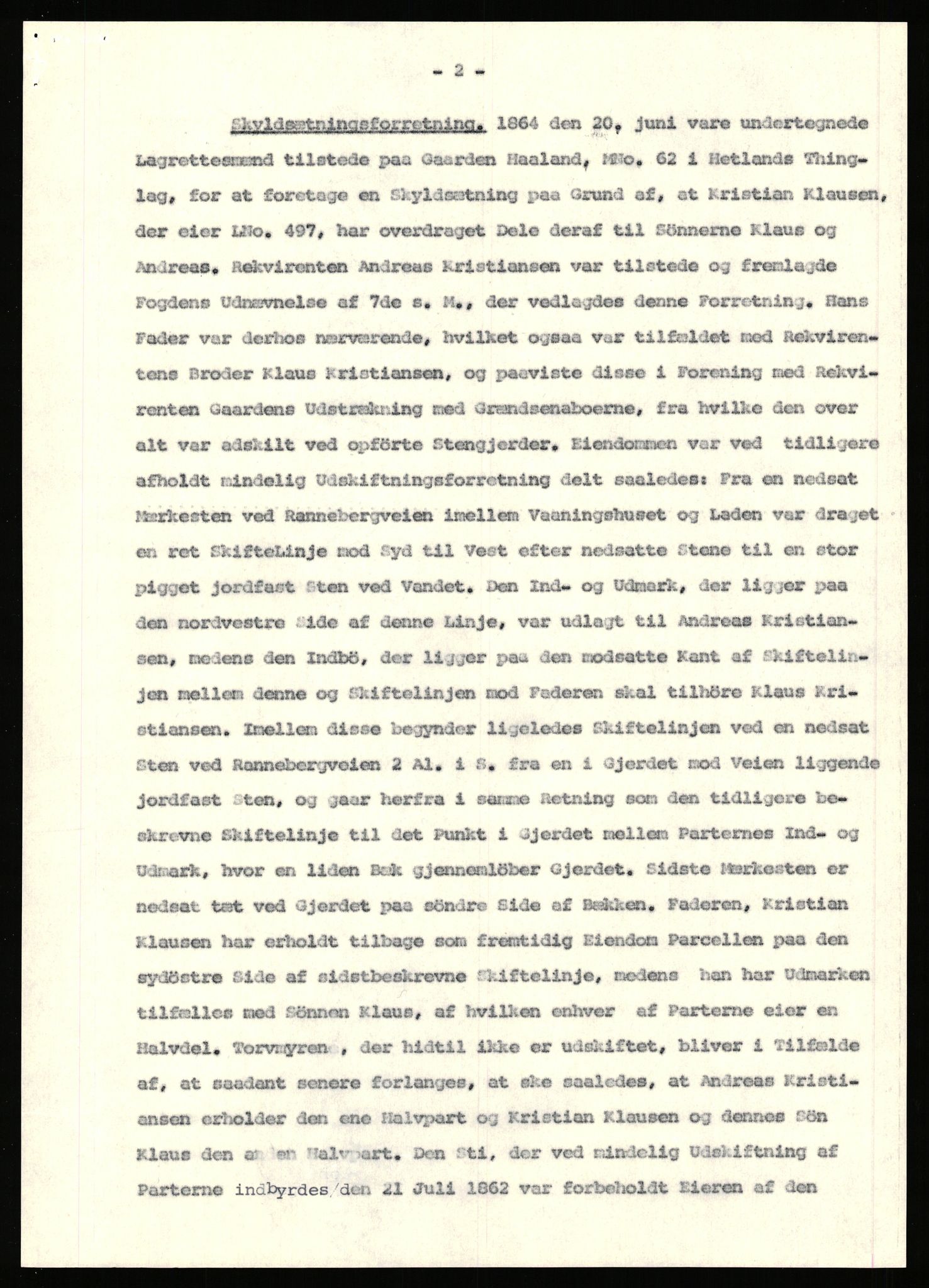 Statsarkivet i Stavanger, AV/SAST-A-101971/03/Y/Yj/L0042: Avskrifter sortert etter gårdsnavn: Høle - Håland vestre, 1750-1930, p. 502