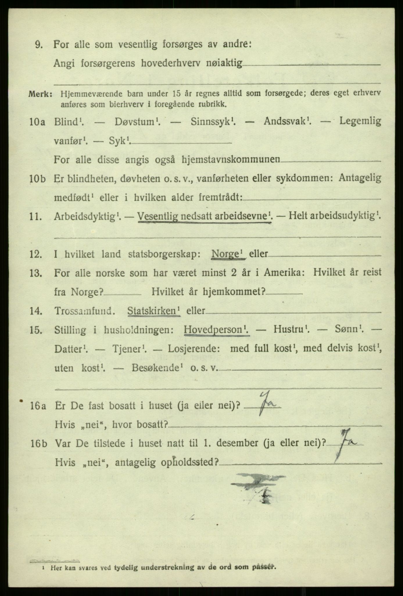 SAB, 1920 census for Askvoll, 1920, p. 5513