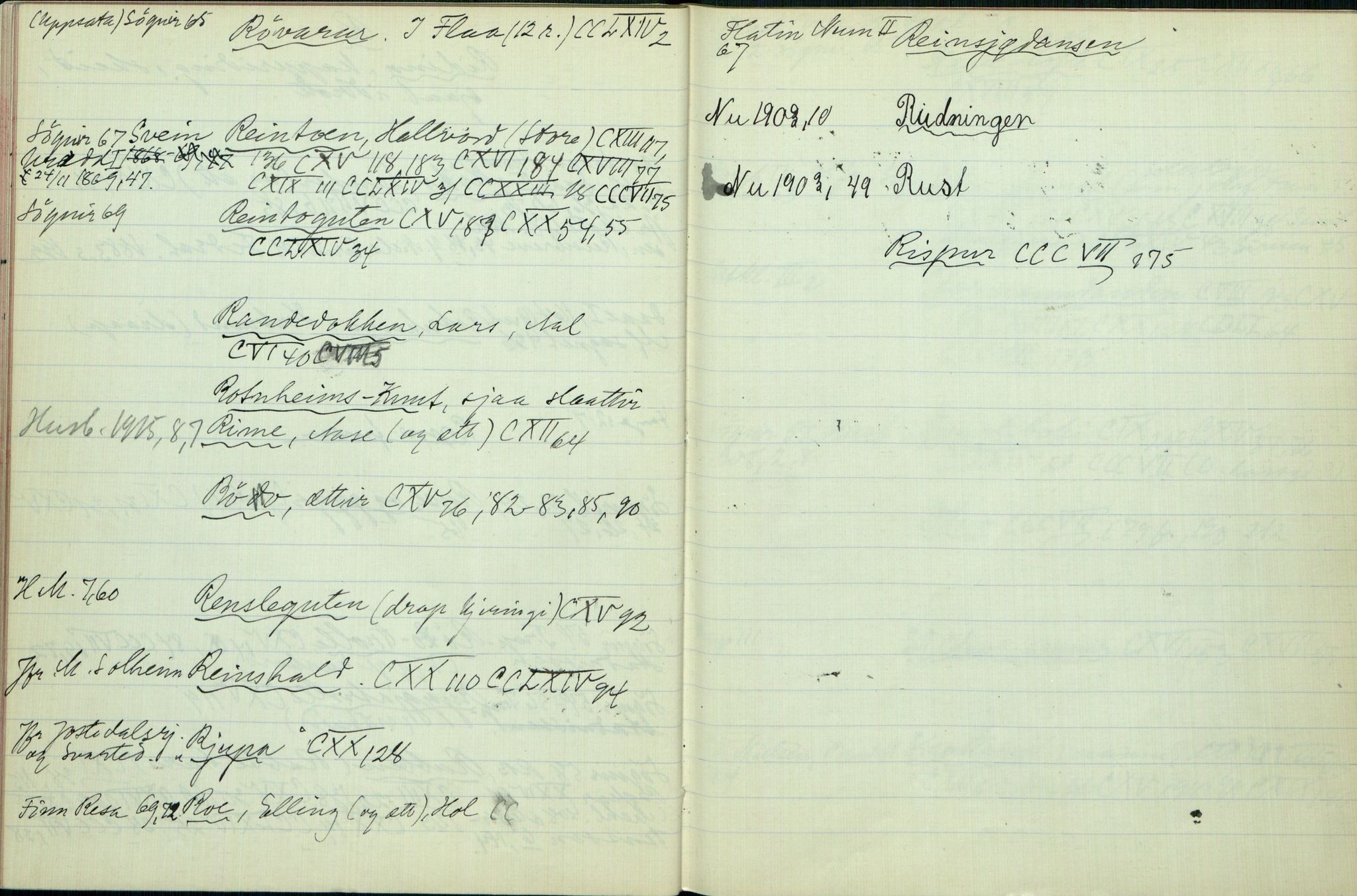 Rikard Berge, TEMU/TGM-A-1003/H/L0012: 12: Katalog yvi Hallingsogo, 1912