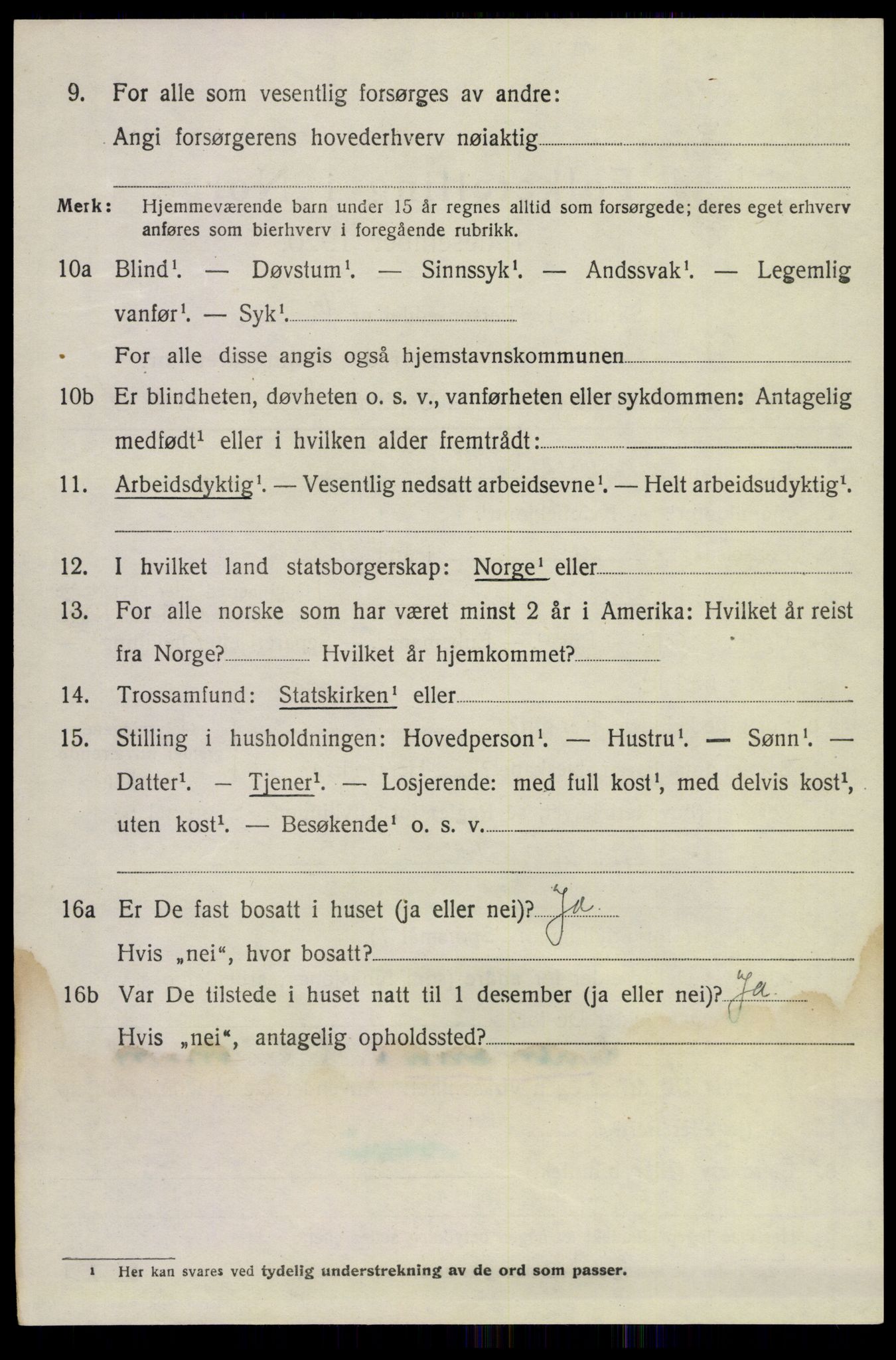 SAKO, 1920 census for Gransherad, 1920, p. 1975