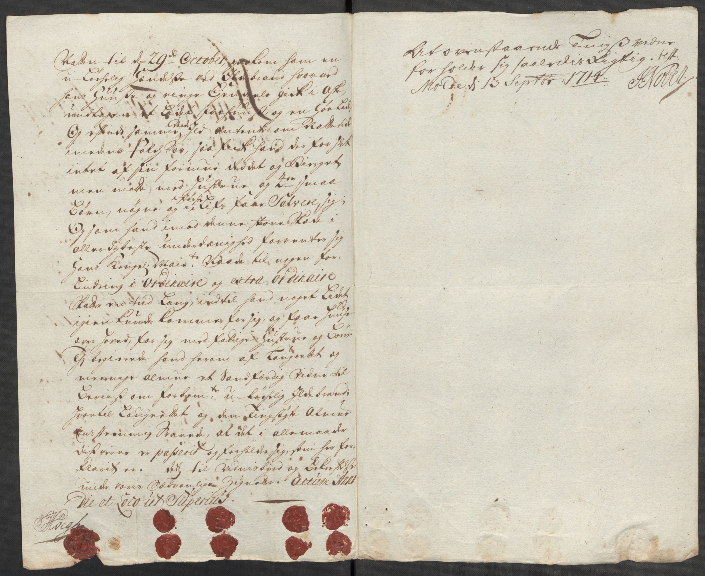 Rentekammeret inntil 1814, Reviderte regnskaper, Fogderegnskap, AV/RA-EA-4092/R54/L3566: Fogderegnskap Sunnmøre, 1714, p. 254