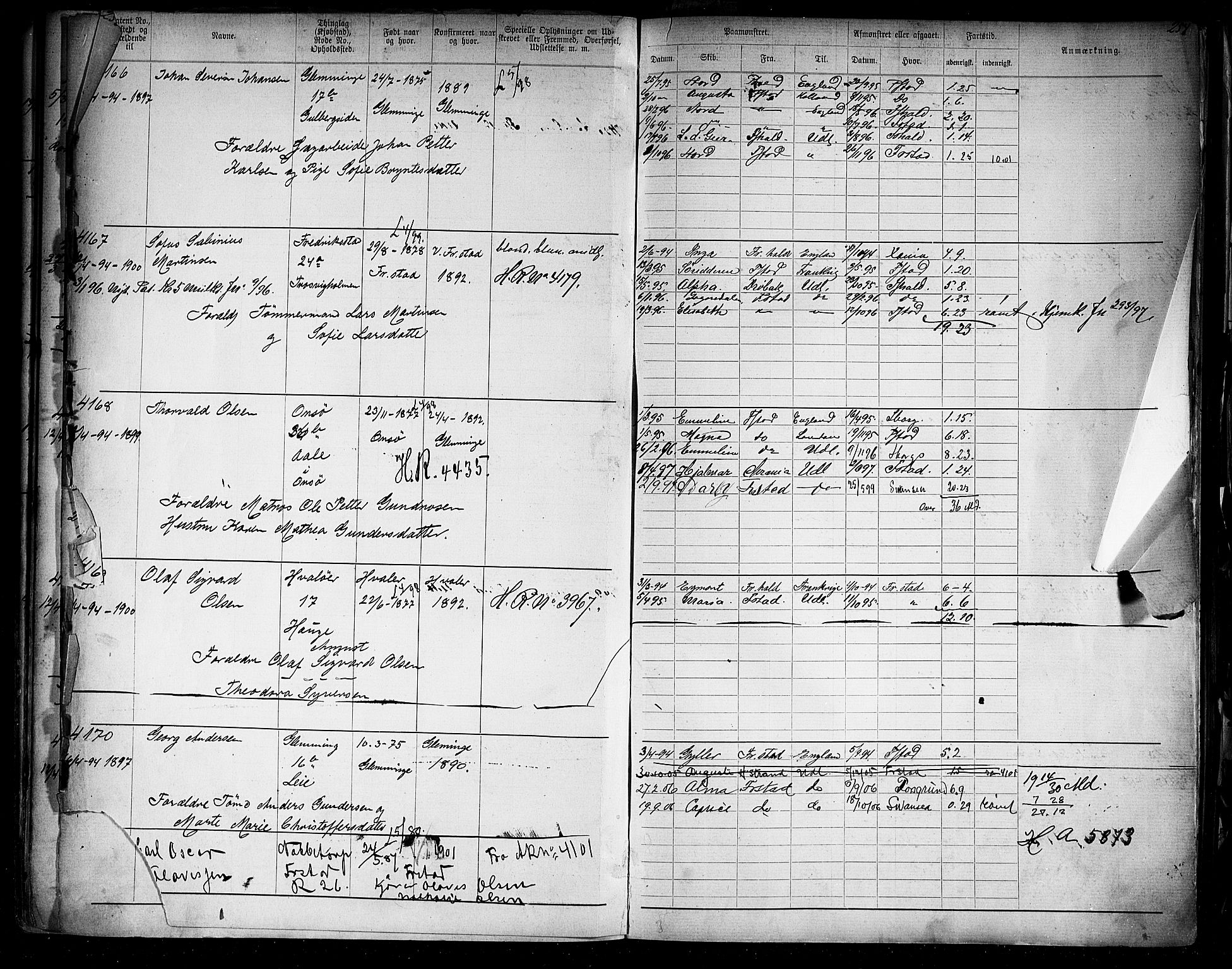 Fredrikstad mønstringskontor, AV/SAO-A-10569b/F/Fc/Fca/L0008: Annotasjonsrulle, 1898-1916, p. 36