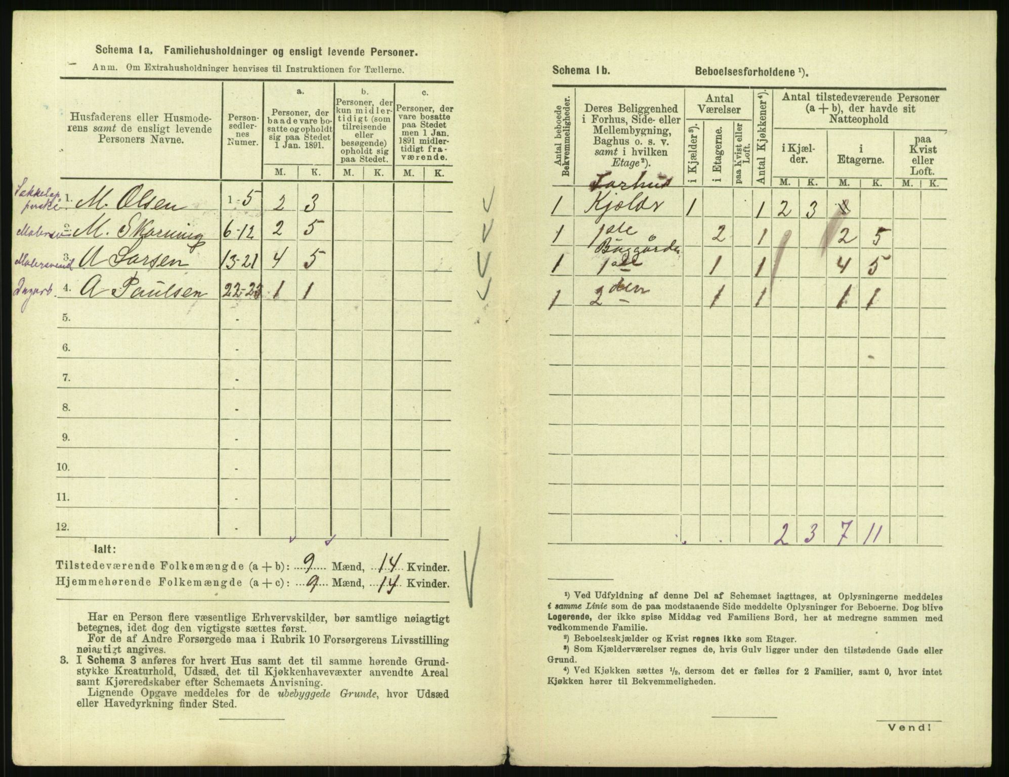 RA, 1891 census for 0301 Kristiania, 1891, p. 148429