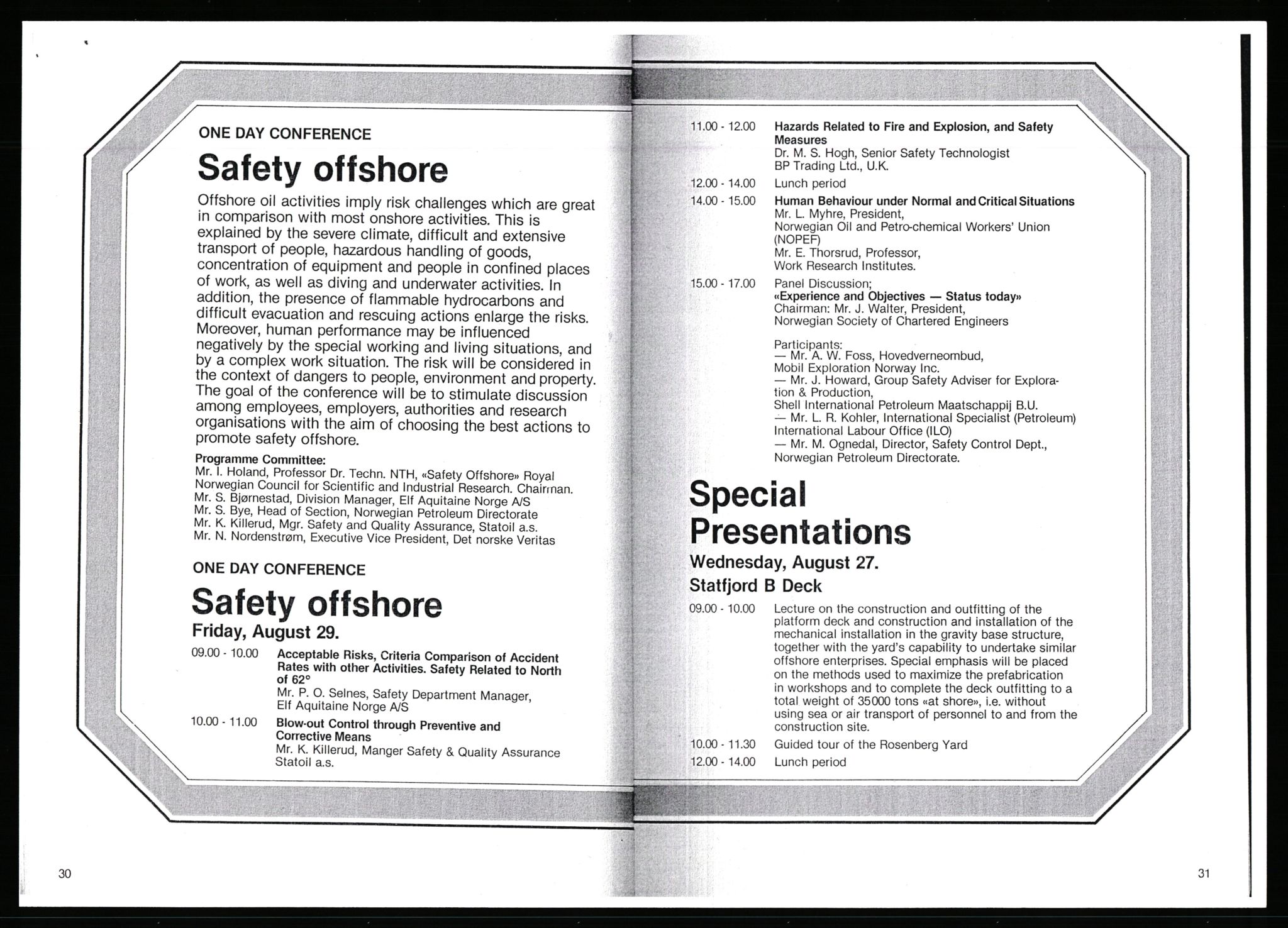 Pa 1716 - Stiftelsen Offshore Northern Seas, AV/SAST-A-102319/F/Fa/L0012: Forskjellig sak og korrespondanse fra ONS 74 til ONS 94, 1974-1994, p. 189