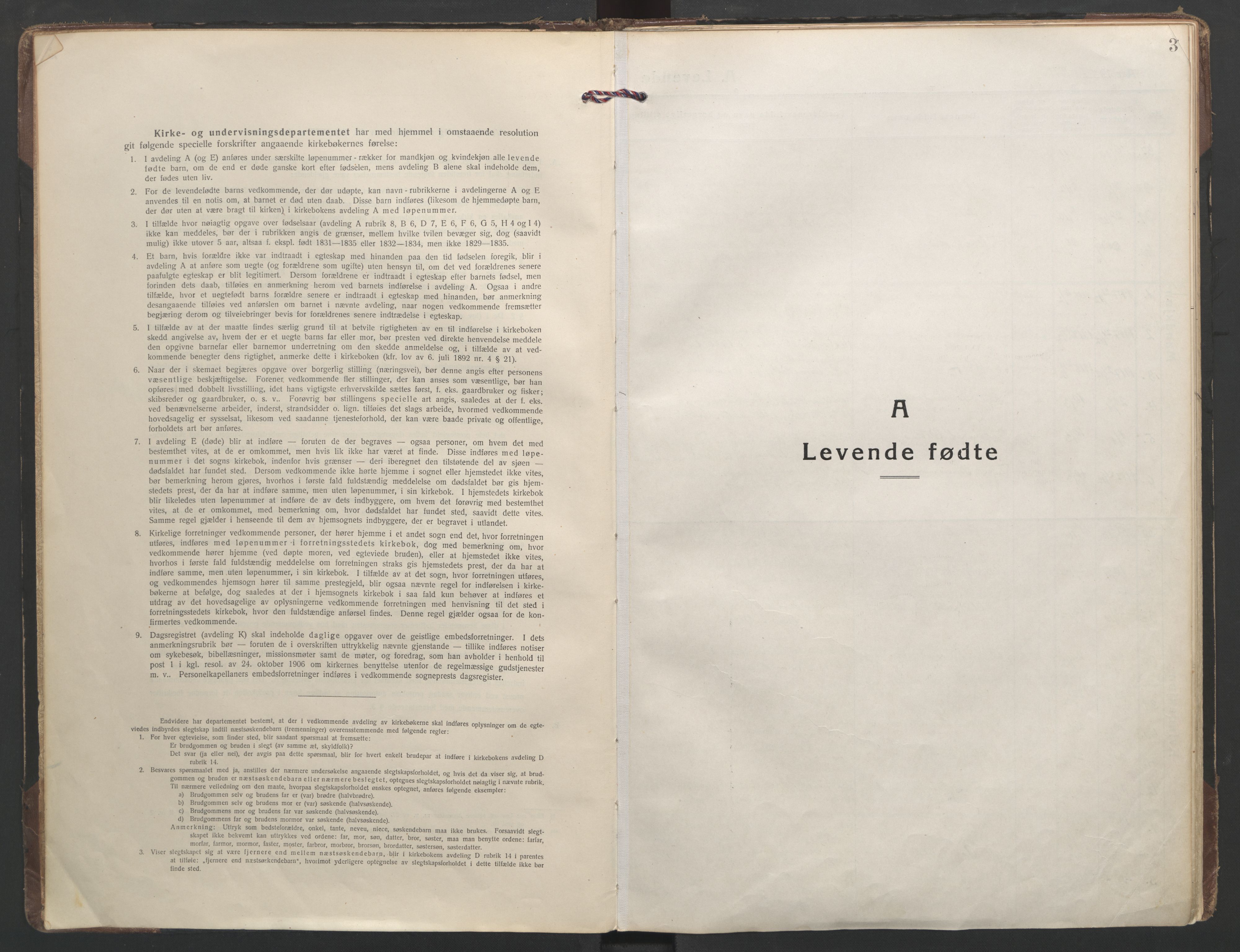 Ministerialprotokoller, klokkerbøker og fødselsregistre - Møre og Romsdal, SAT/A-1454/558/L0696: Parish register (official) no. 558A10, 1917-1929, p. 3