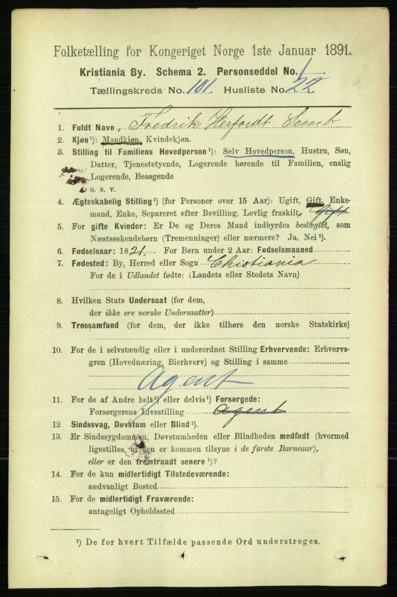 RA, 1891 census for 0301 Kristiania, 1891, p. 50514