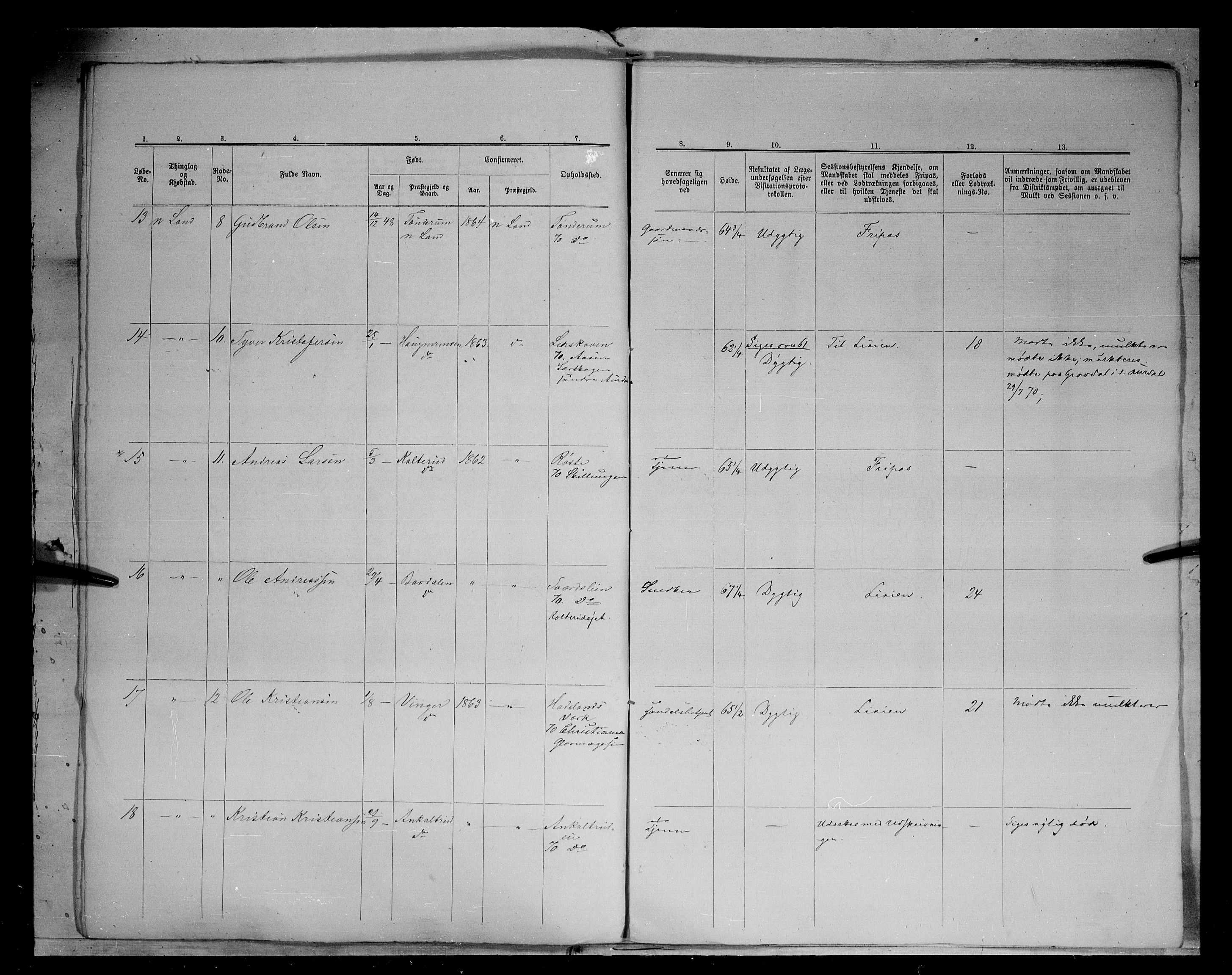 Fylkesmannen i Oppland, AV/SAH-FYO-002/1/K/Kg/L1167: Søndre og Nordre Land, Vestre Toten, 1860-1879, p. 9108