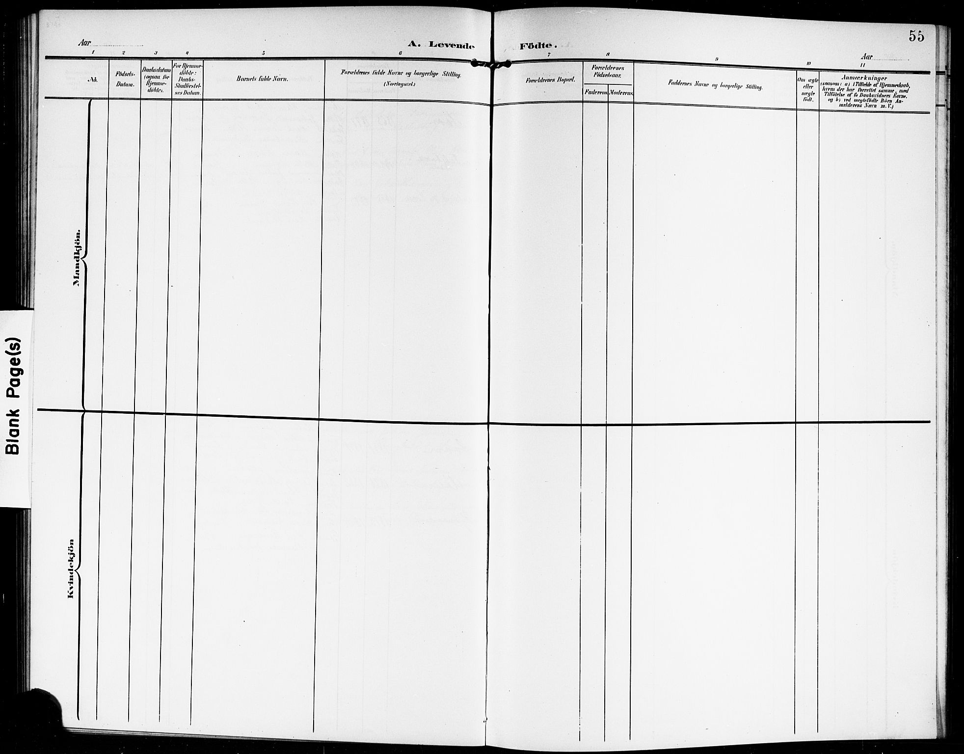 Vestby prestekontor Kirkebøker, AV/SAO-A-10893/G/Gb/L0002: Parish register (copy) no. II 2, 1903-1914, p. 55