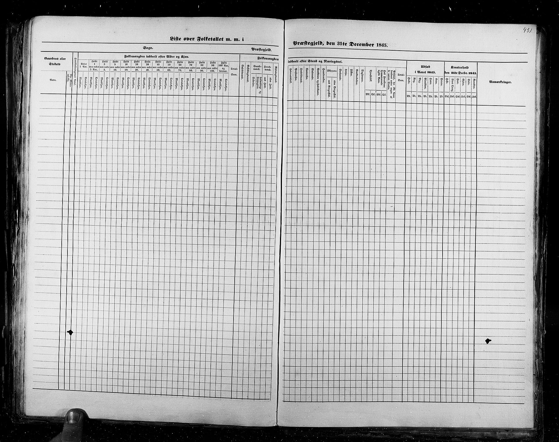 RA, Census 1845, vol. 2: Smålenenes amt og Akershus amt, 1845, p. 451