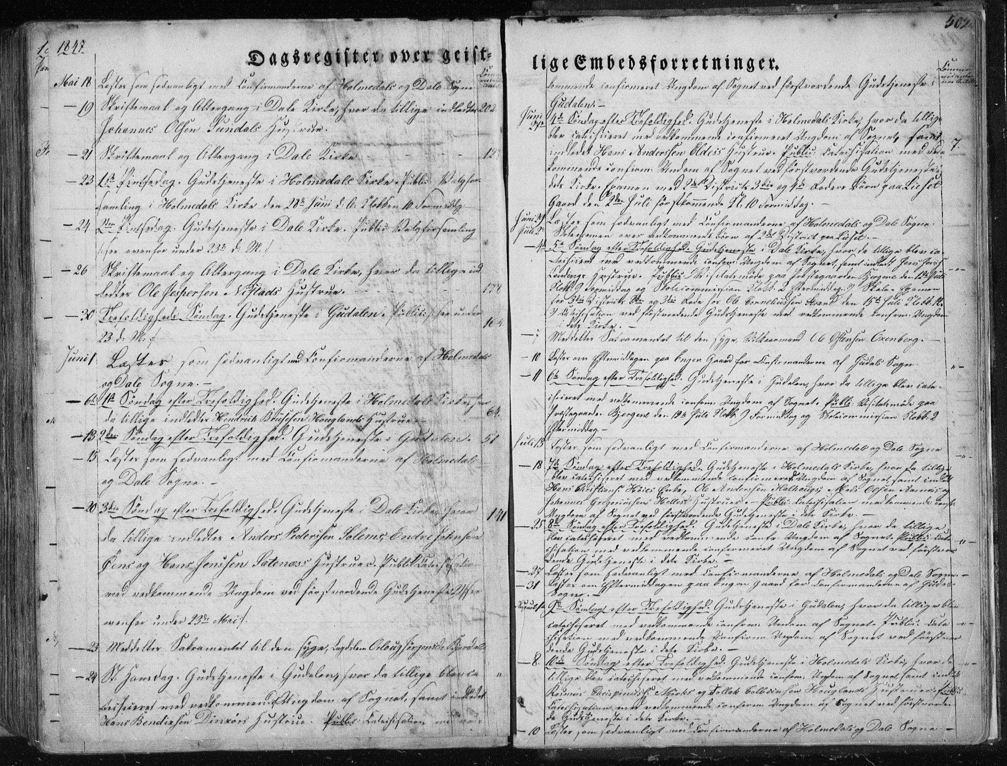 Fjaler sokneprestembete, SAB/A-79801/H/Haa/Haaa/L0006: Parish register (official) no. A 6, 1835-1884, p. 502