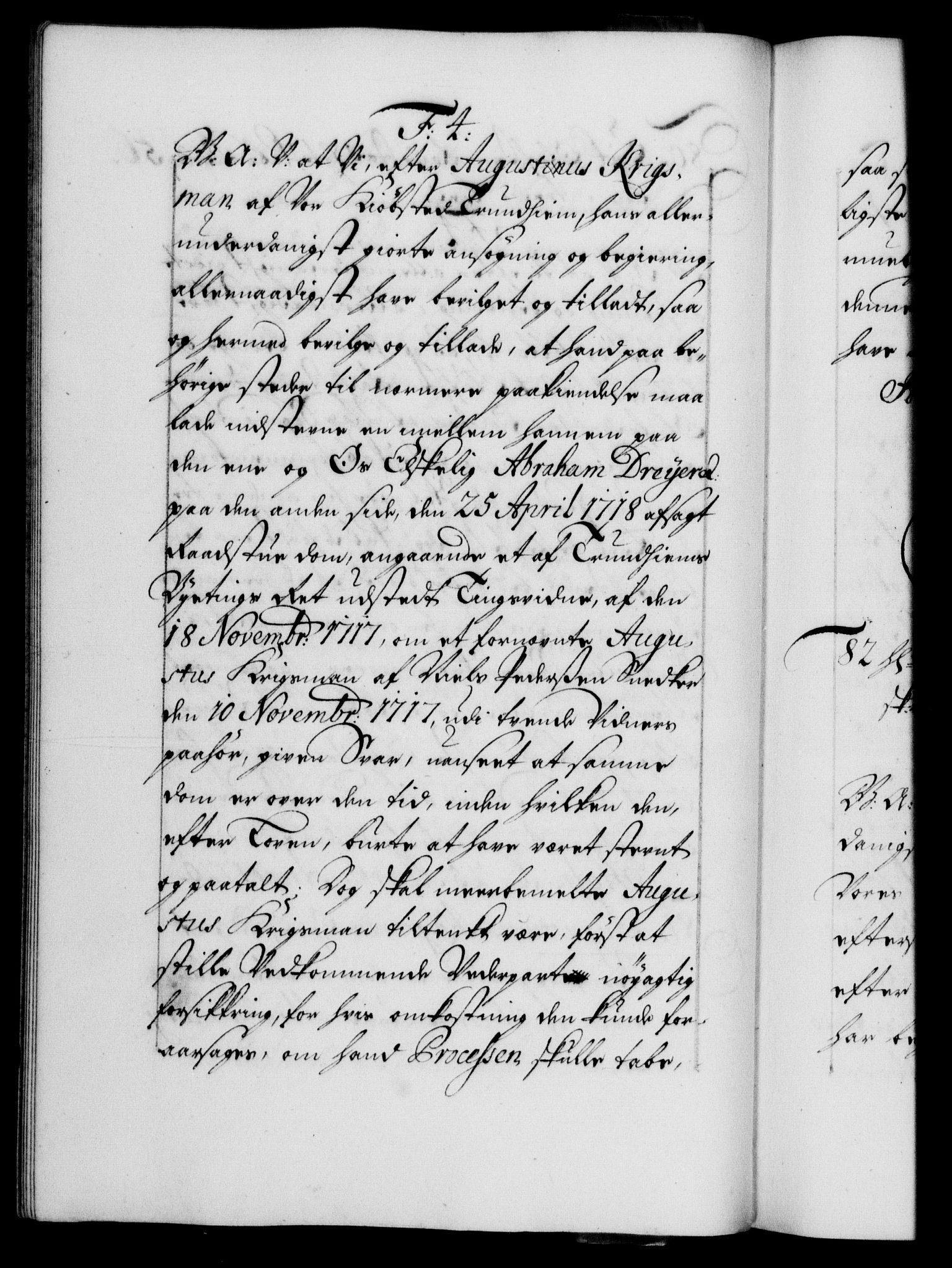 Danske Kanselli 1572-1799, RA/EA-3023/F/Fc/Fca/Fcaa/L0023: Norske registre, 1720-1722, p. 56b