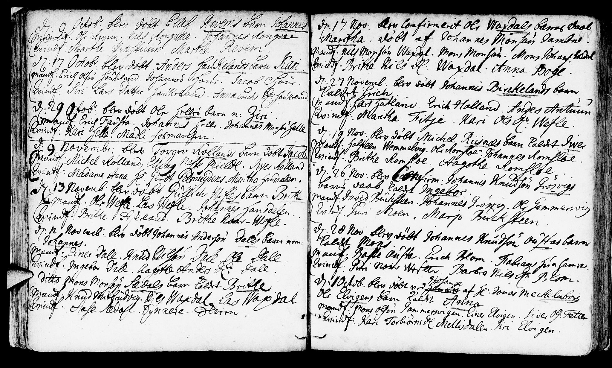 Haus sokneprestembete, AV/SAB-A-75601/H/Haa: Parish register (official) no. A 4, 1723-1733, p. 48