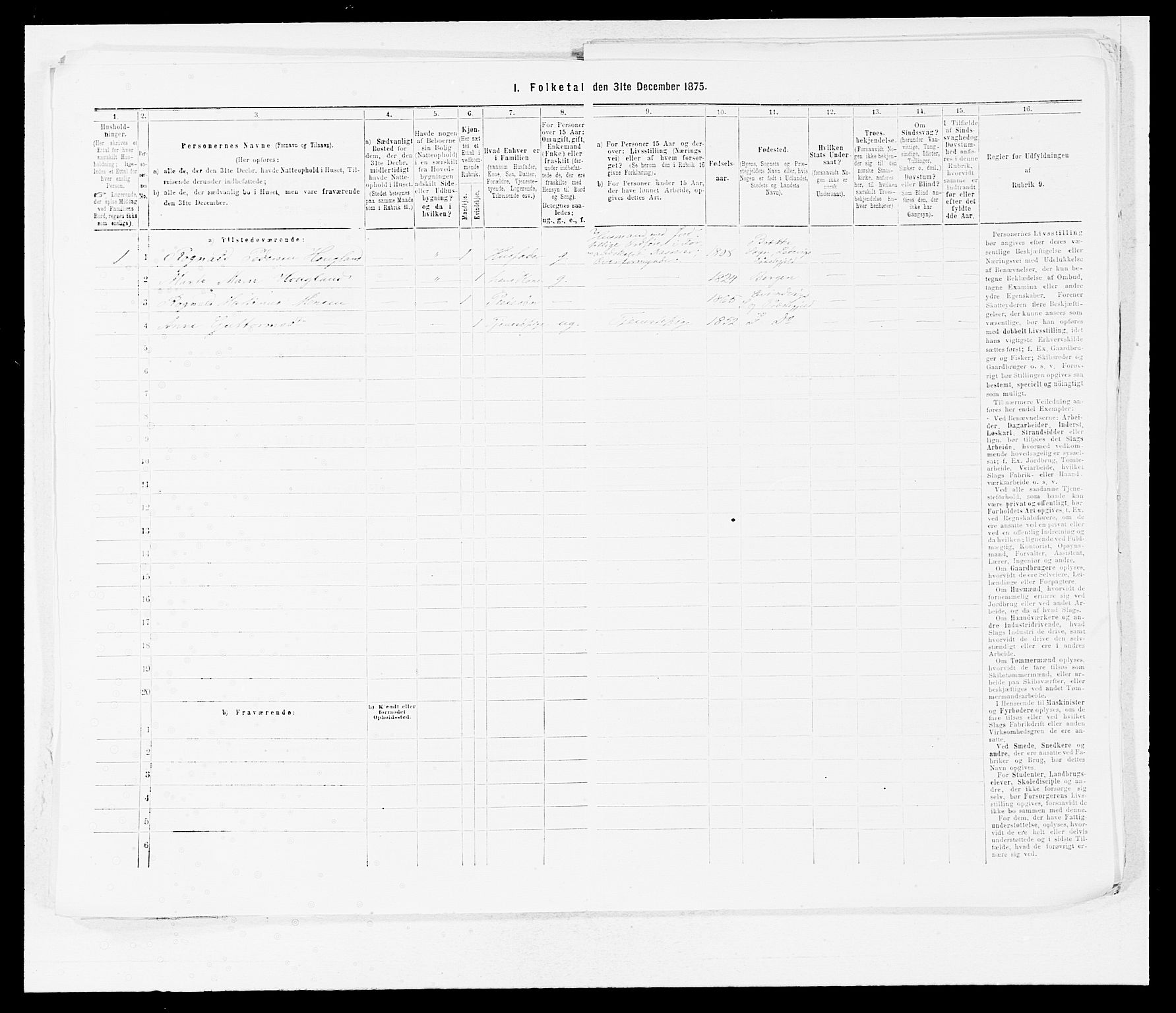 SAB, 1875 census for 1411P Eivindvik, 1875, p. 75