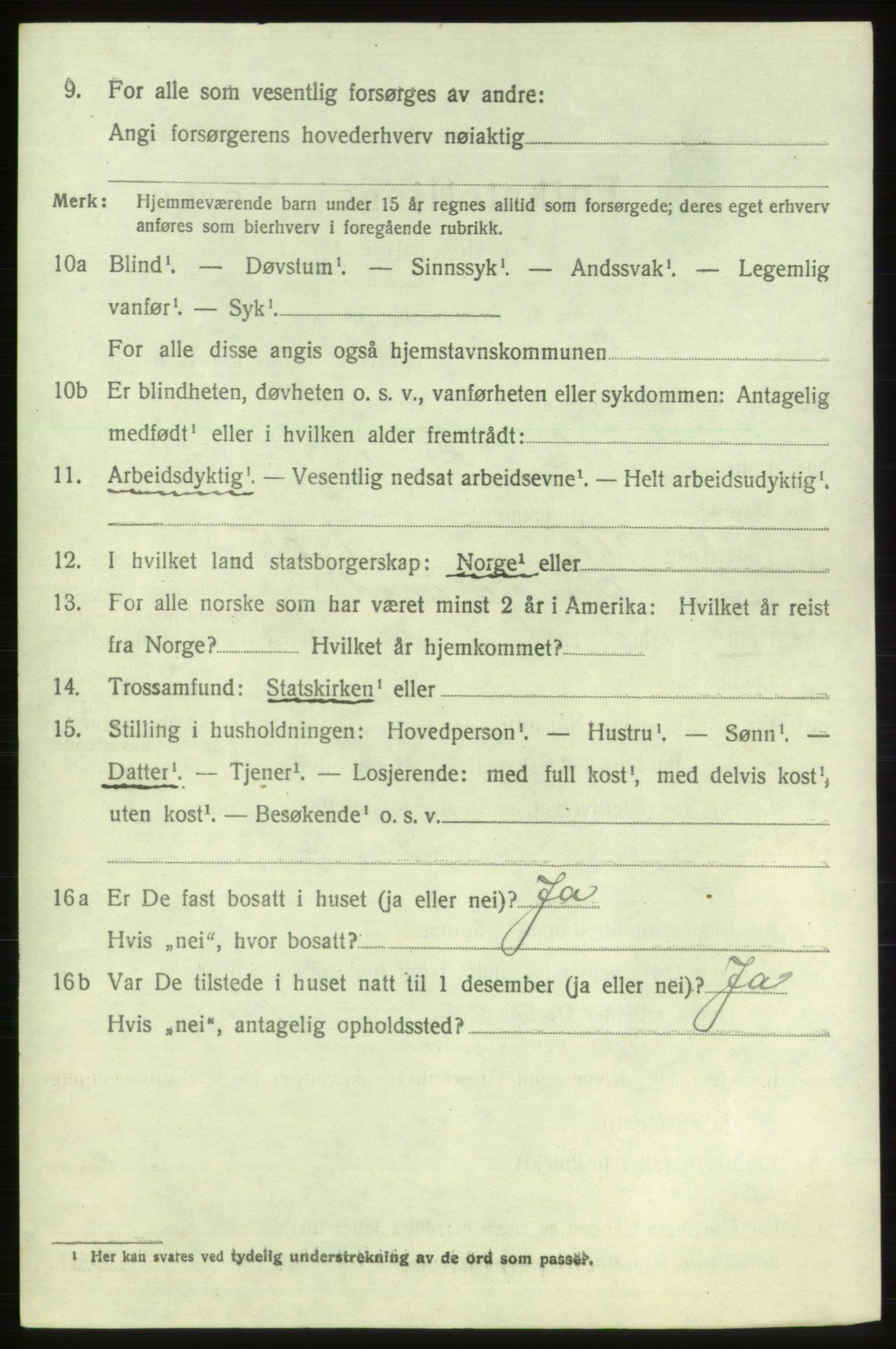 SAB, 1920 census for Etne, 1920, p. 4672