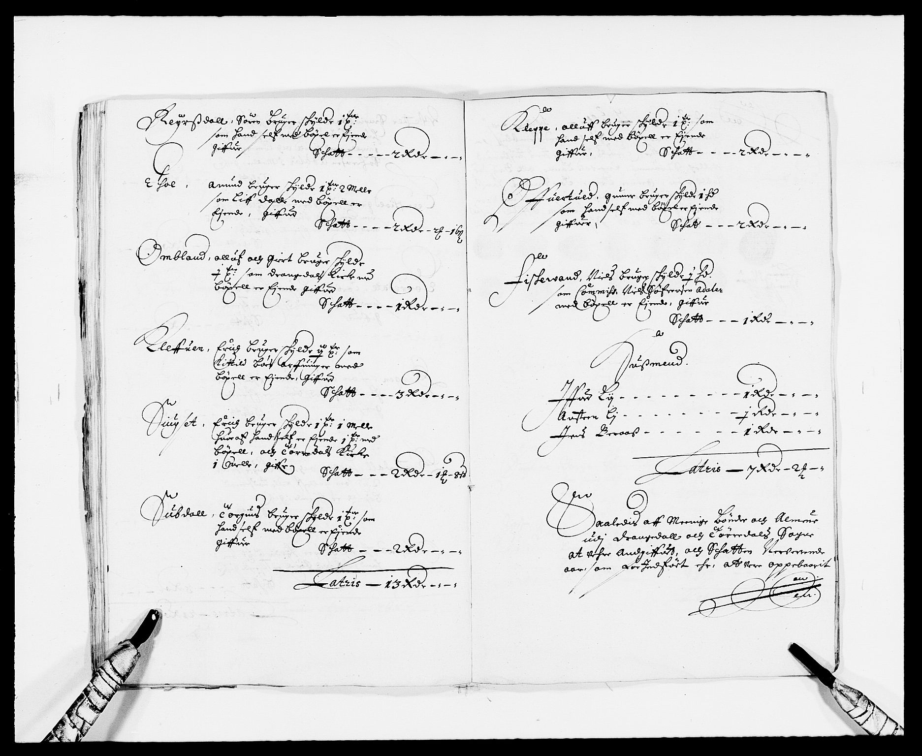 Rentekammeret inntil 1814, Reviderte regnskaper, Fogderegnskap, AV/RA-EA-4092/R34/L2042: Fogderegnskap Bamble, 1673-1675, p. 27