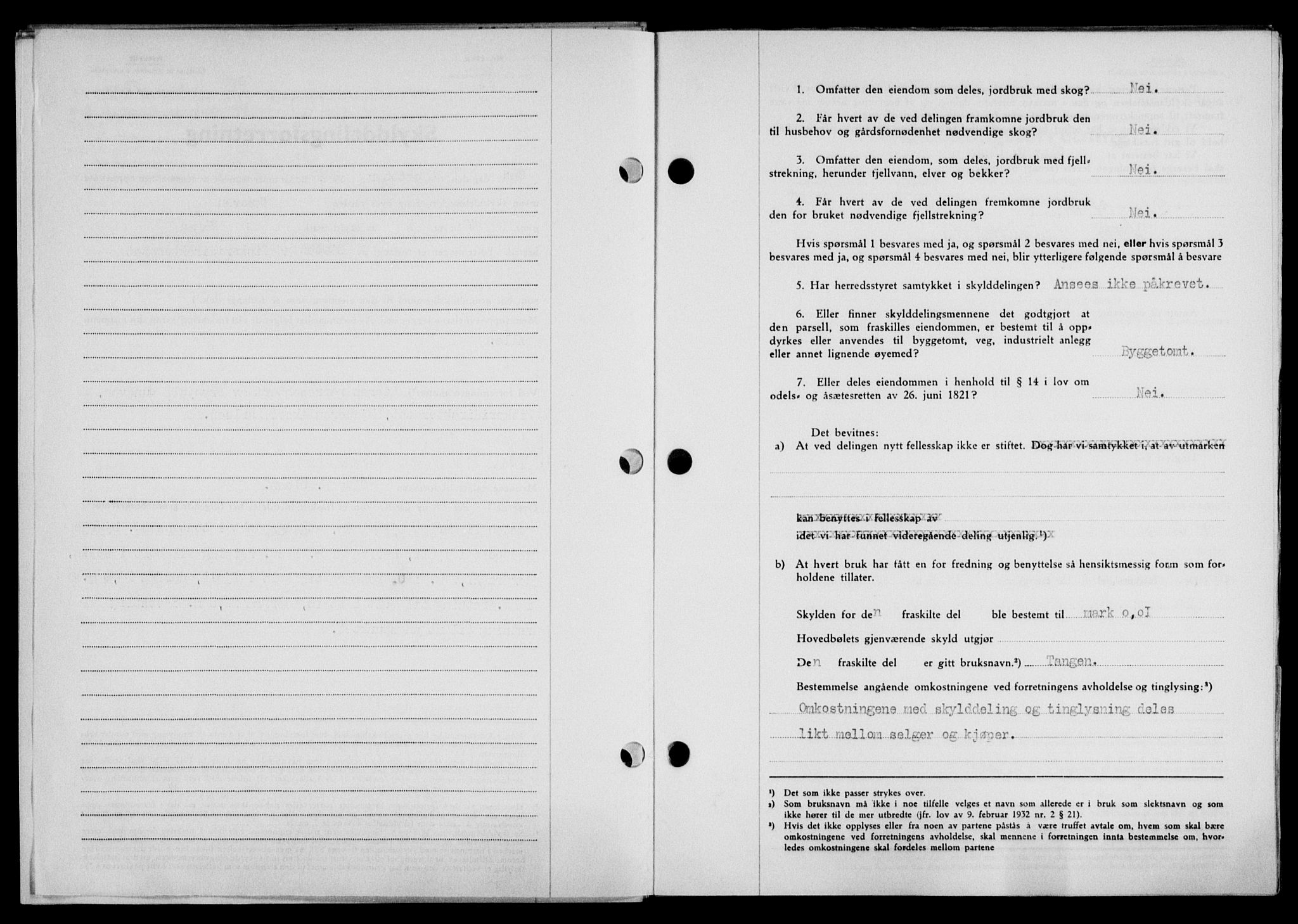 Lofoten sorenskriveri, SAT/A-0017/1/2/2C/L0022a: Mortgage book no. 22a, 1949-1950, Diary no: : 2703/1949