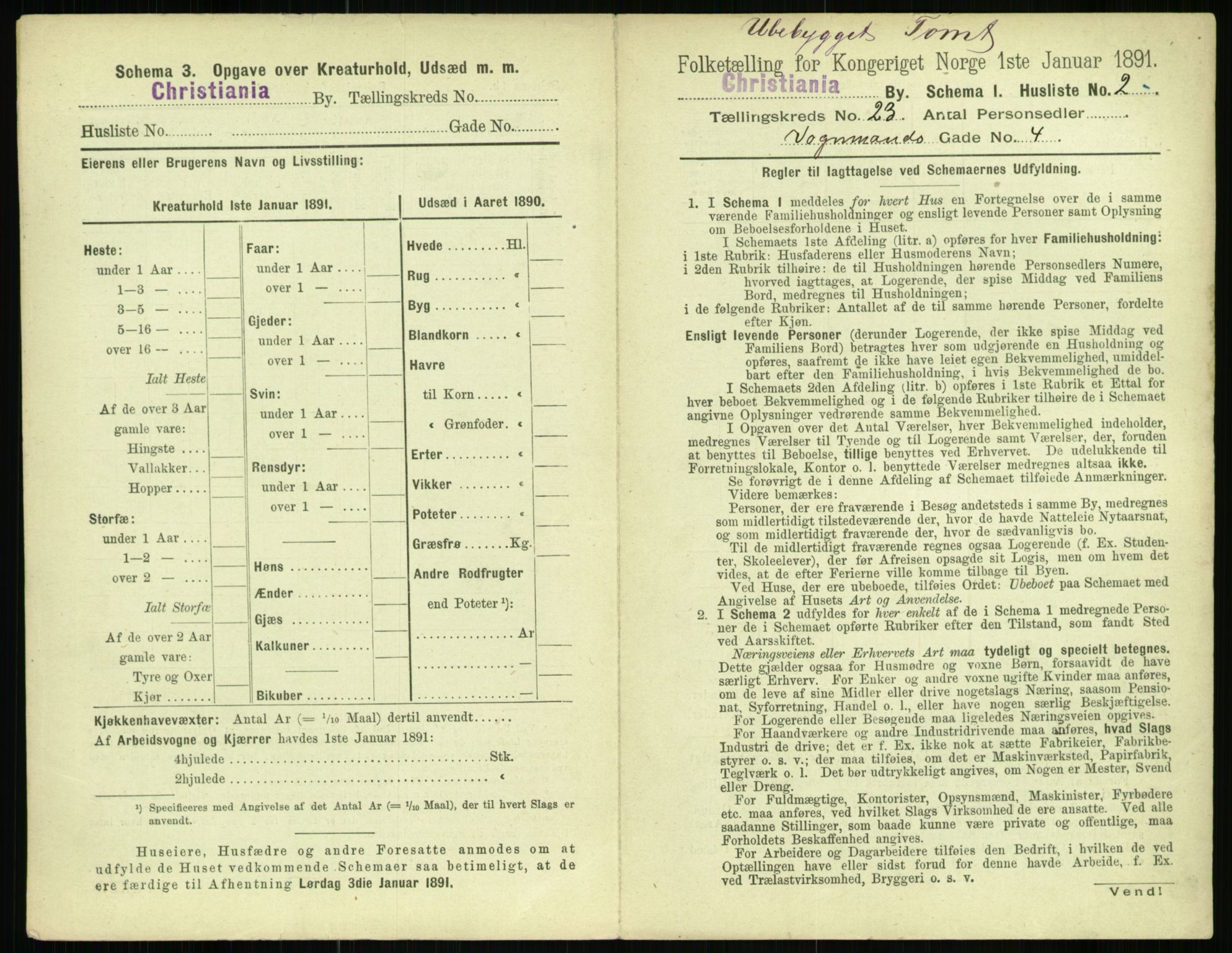 RA, 1891 census for 0301 Kristiania, 1891, p. 10989