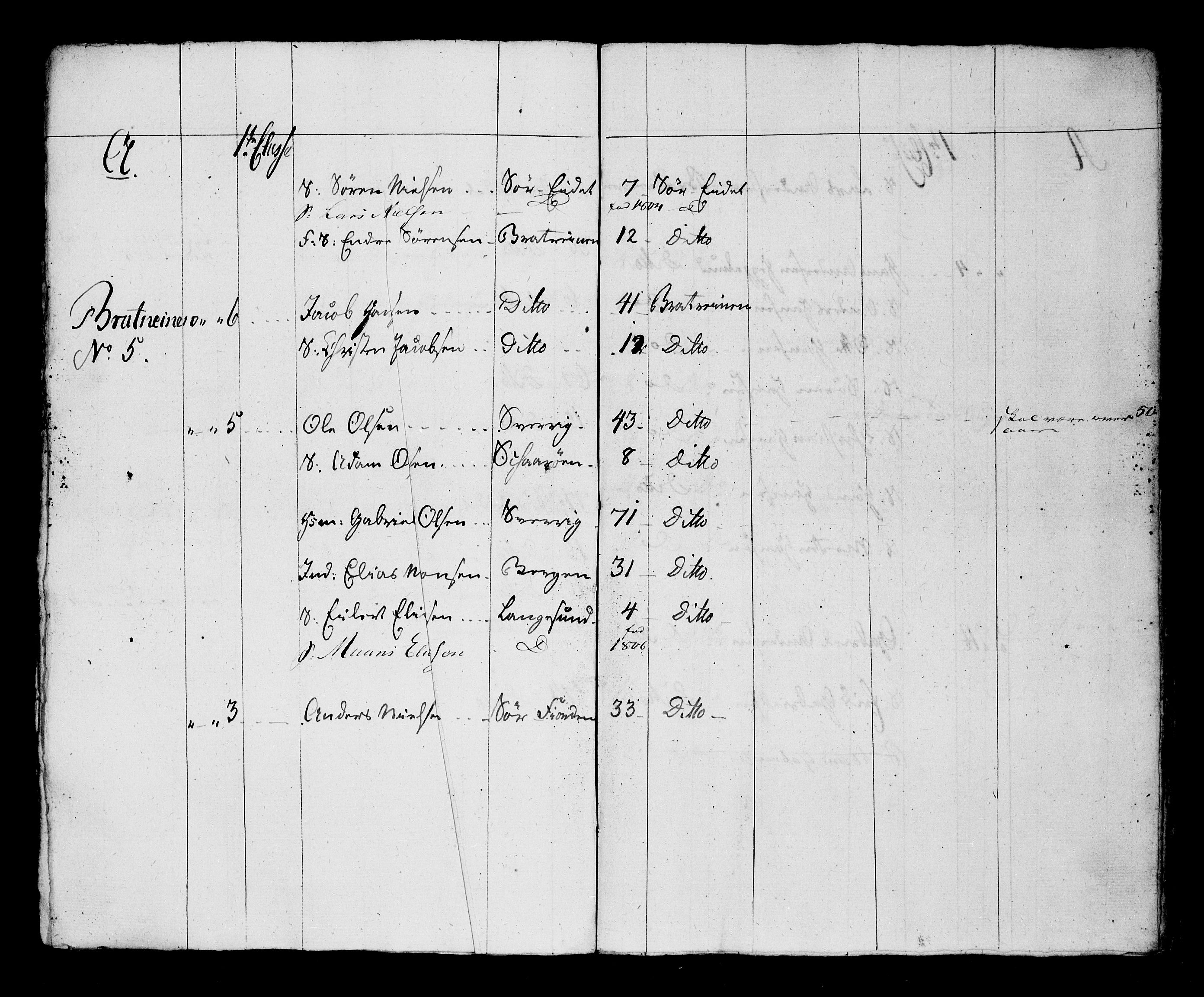 Senja og Tromsø fogderi, AV/SATØ-S-0061/Zhb, 1804-1812, p. 254