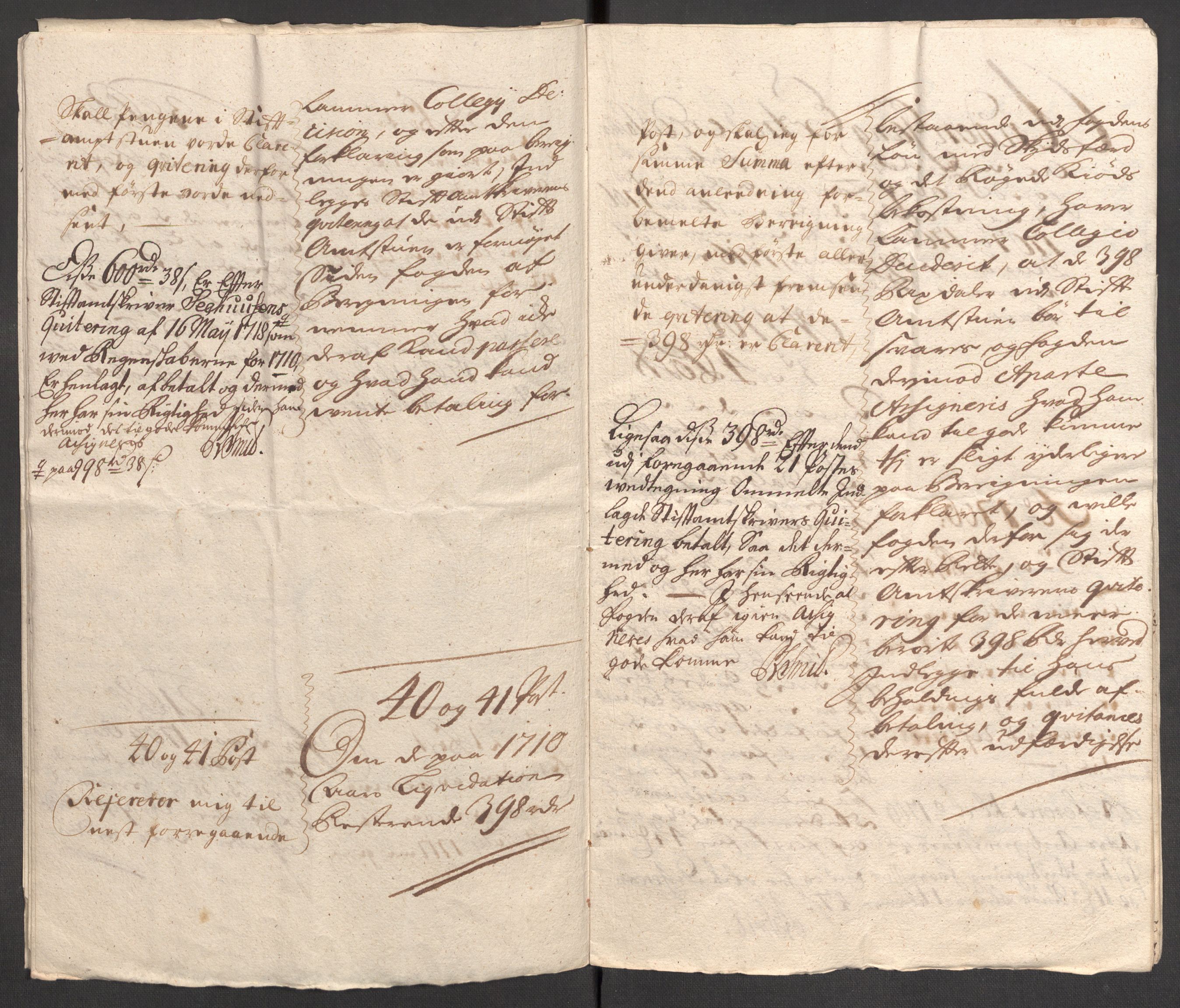 Rentekammeret inntil 1814, Reviderte regnskaper, Fogderegnskap, AV/RA-EA-4092/R48/L2986: Fogderegnskap Sunnhordland og Hardanger, 1709-1710, p. 724