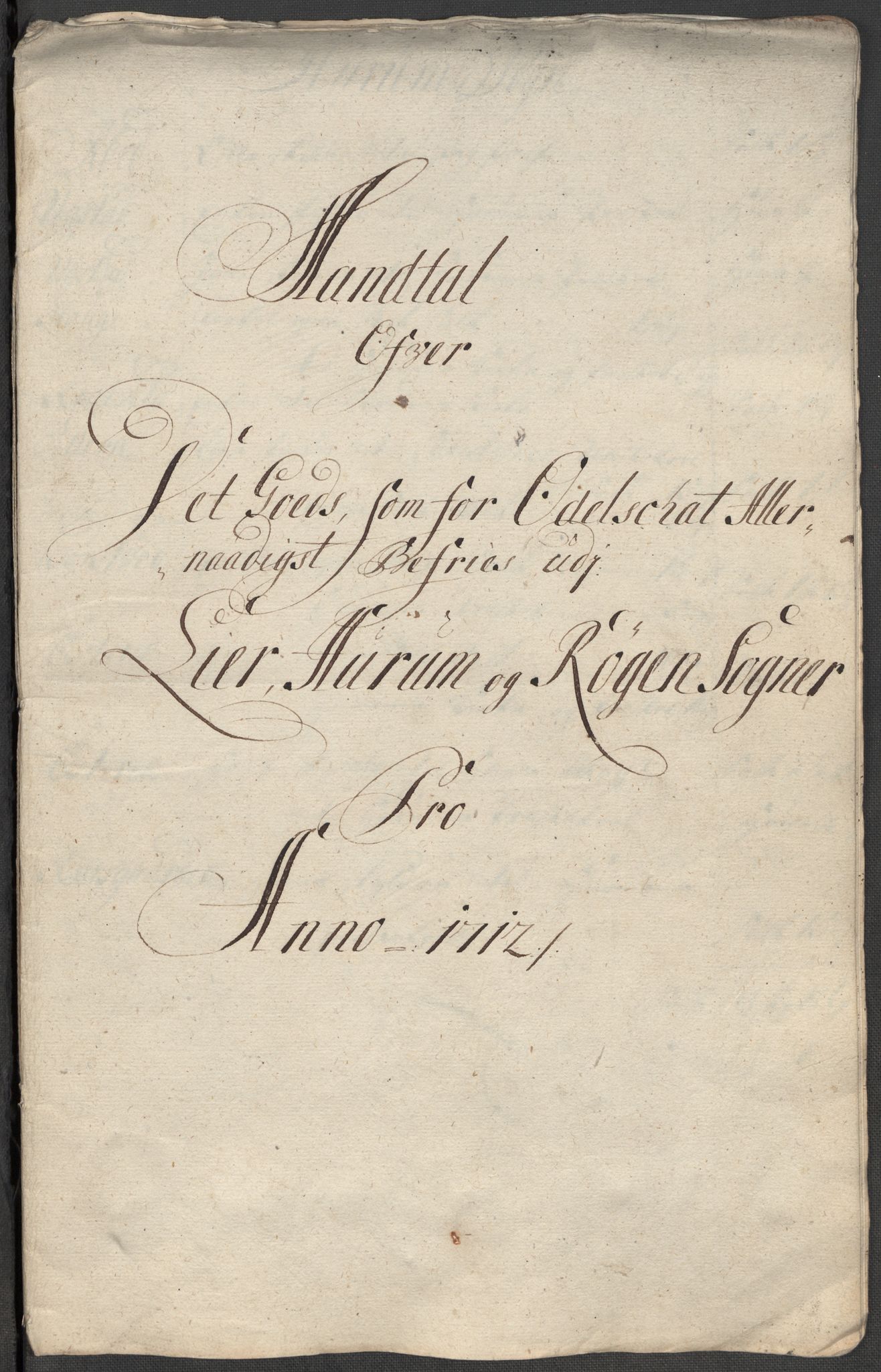 Rentekammeret inntil 1814, Reviderte regnskaper, Fogderegnskap, AV/RA-EA-4092/R31/L1707: Fogderegnskap Hurum, Røyken, Eiker, Lier og Buskerud, 1712, p. 288