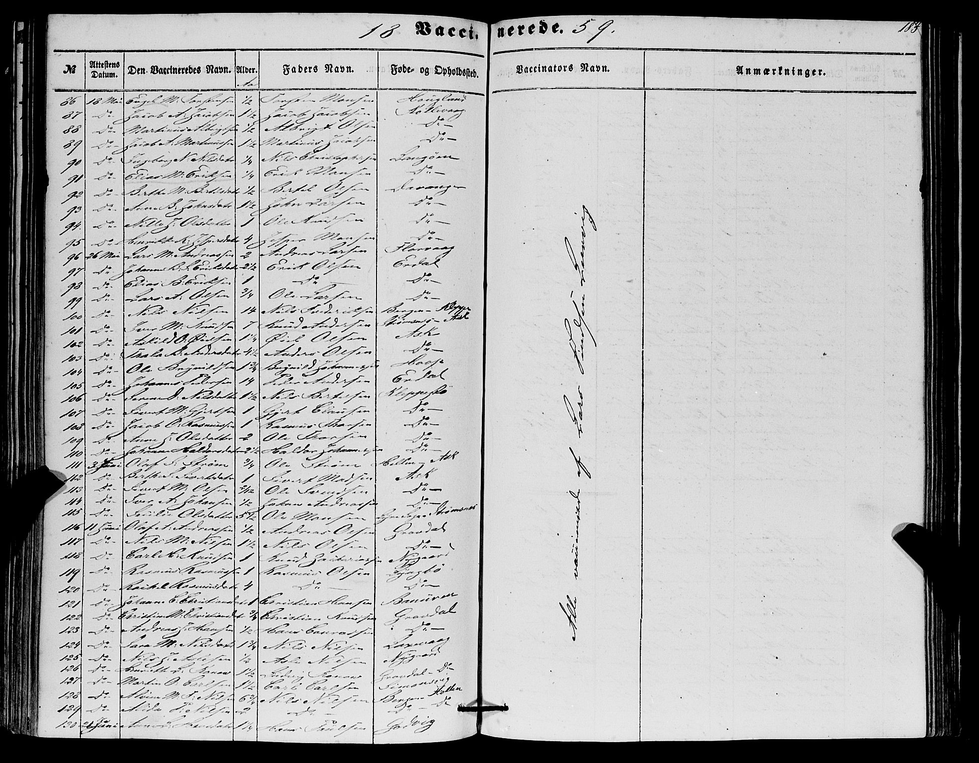 Askøy Sokneprestembete, SAB/A-74101/H/Ha/Haa/Haaa/L0012: Parish register (official) no. A 12, 1855-1877, p. 183