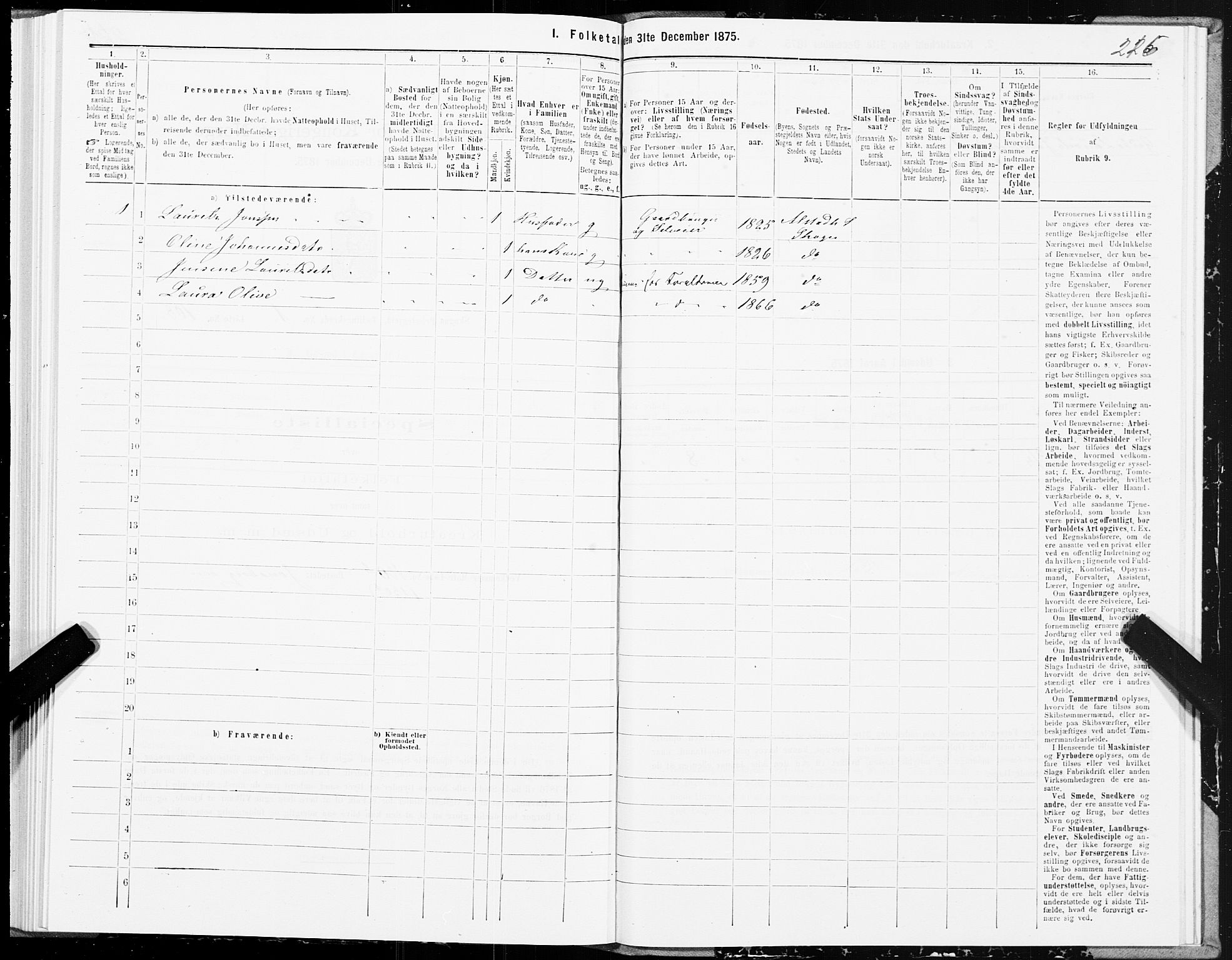 SAT, 1875 census for 1719P Skogn, 1875, p. 1216