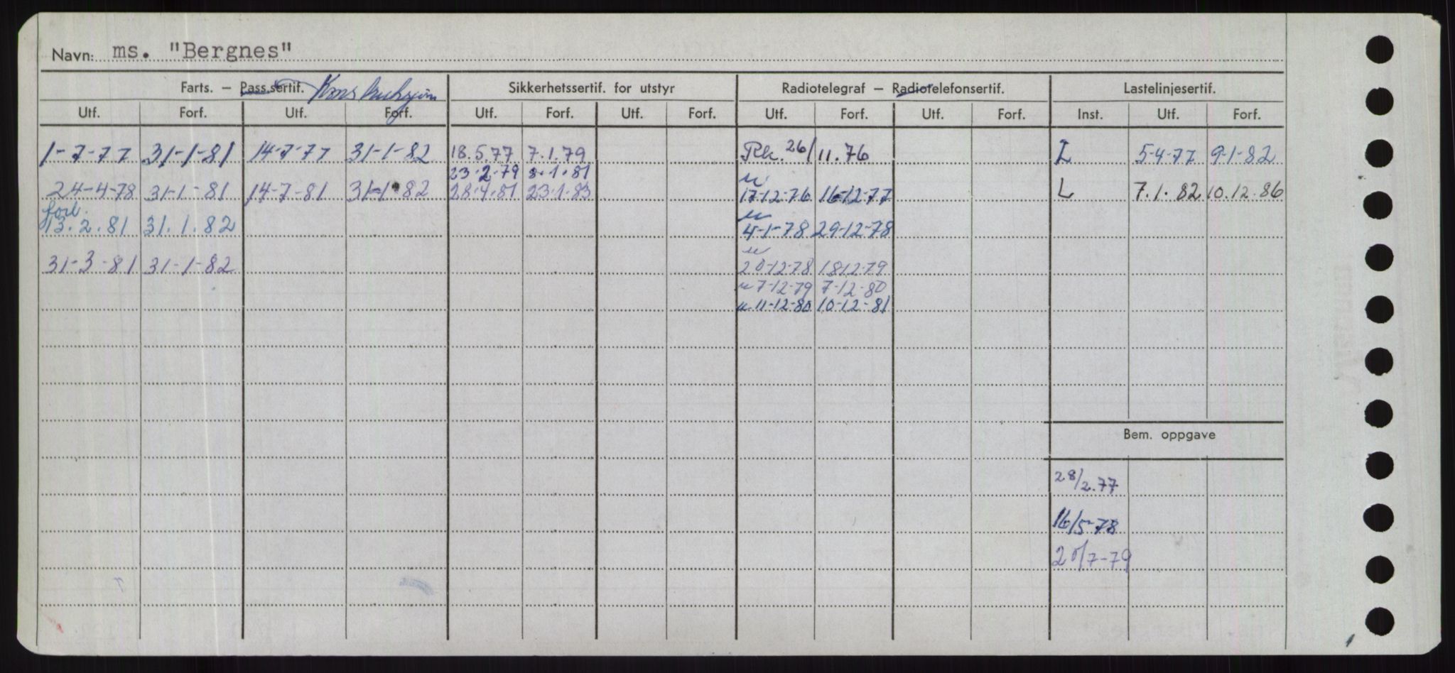 Sjøfartsdirektoratet med forløpere, Skipsmålingen, AV/RA-S-1627/H/Hd/L0003: Fartøy, B-Bev, p. 820