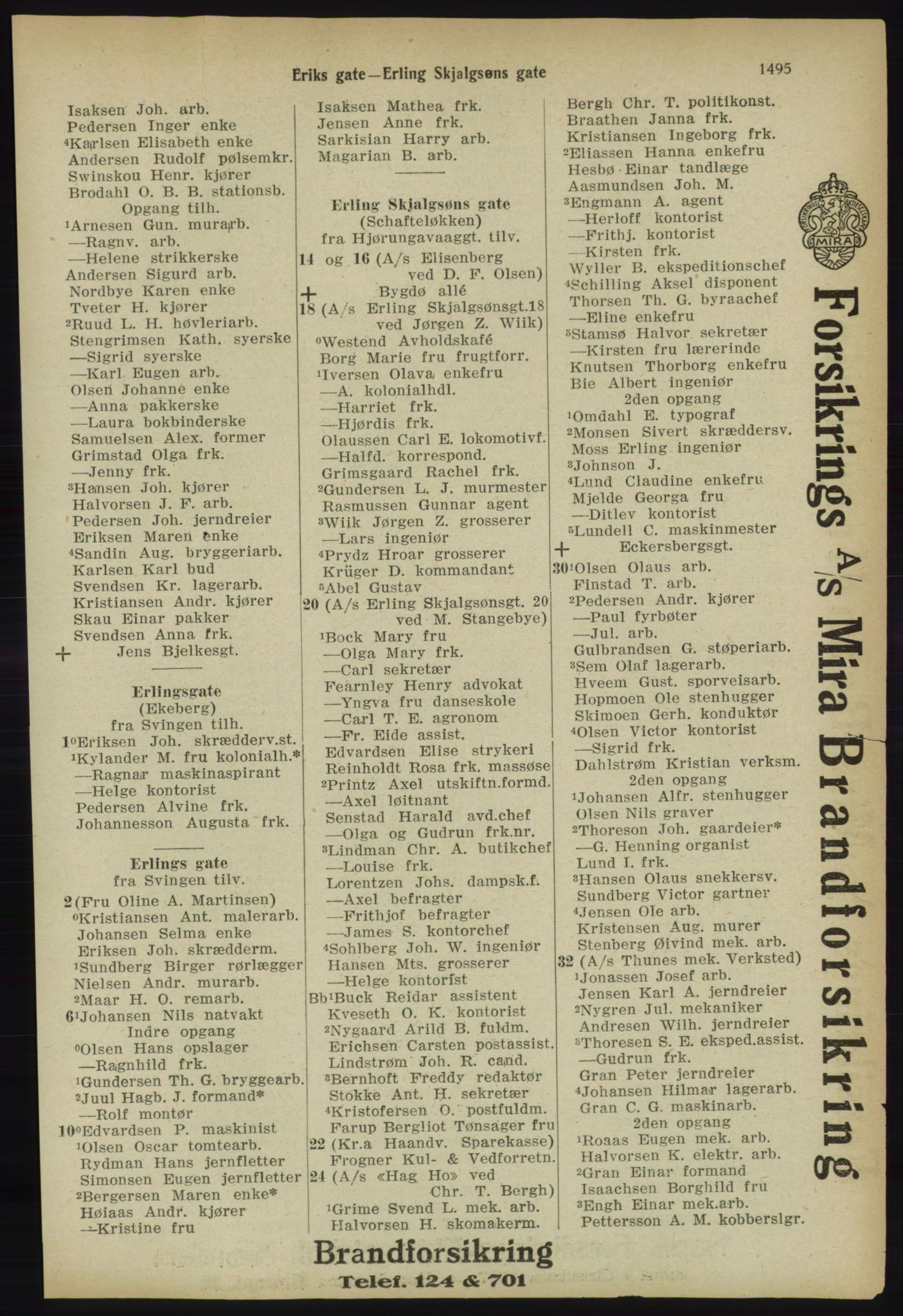 Kristiania/Oslo adressebok, PUBL/-, 1918, p. 1648