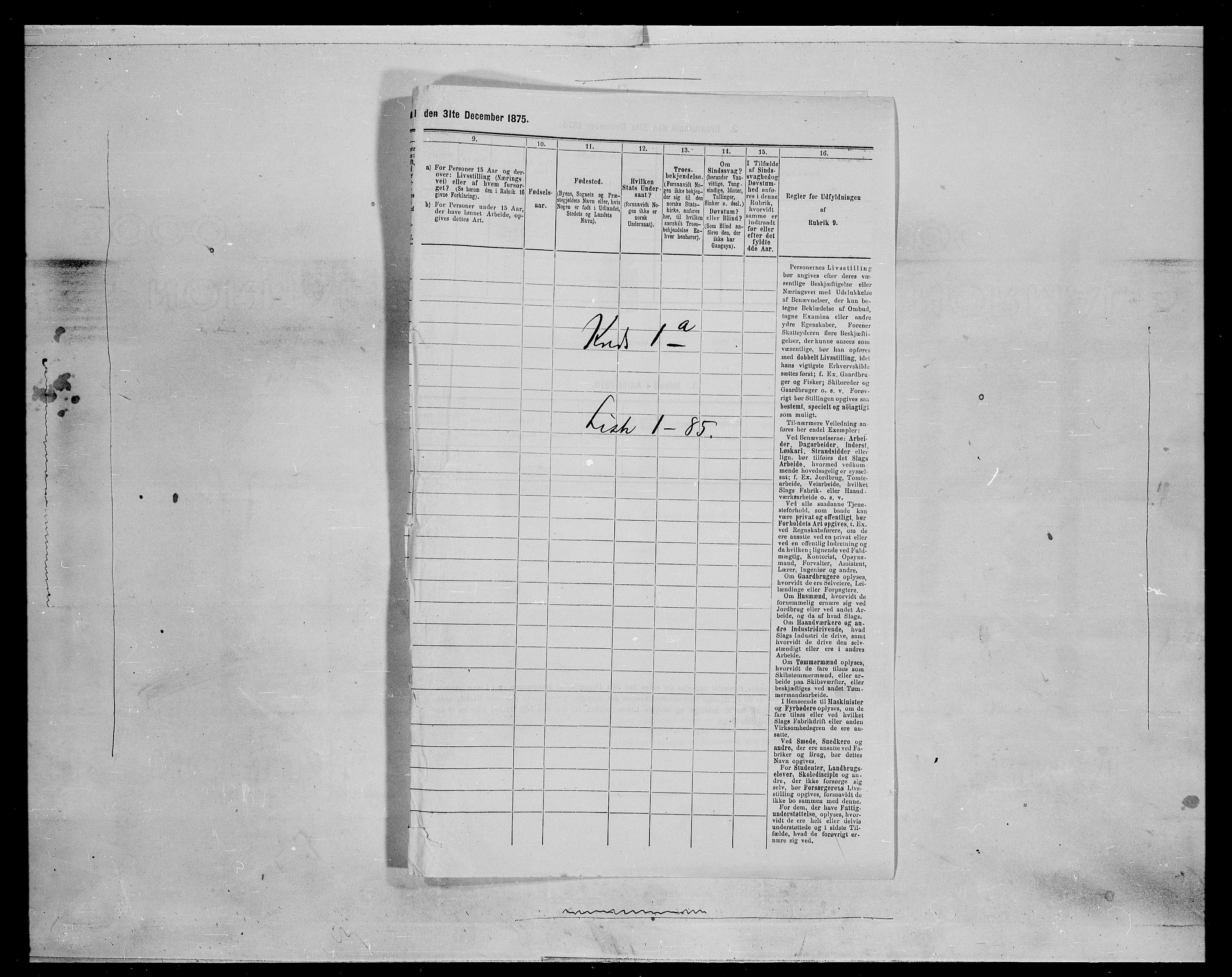 SAH, 1875 census for 0424P Hof, 1875, p. 9