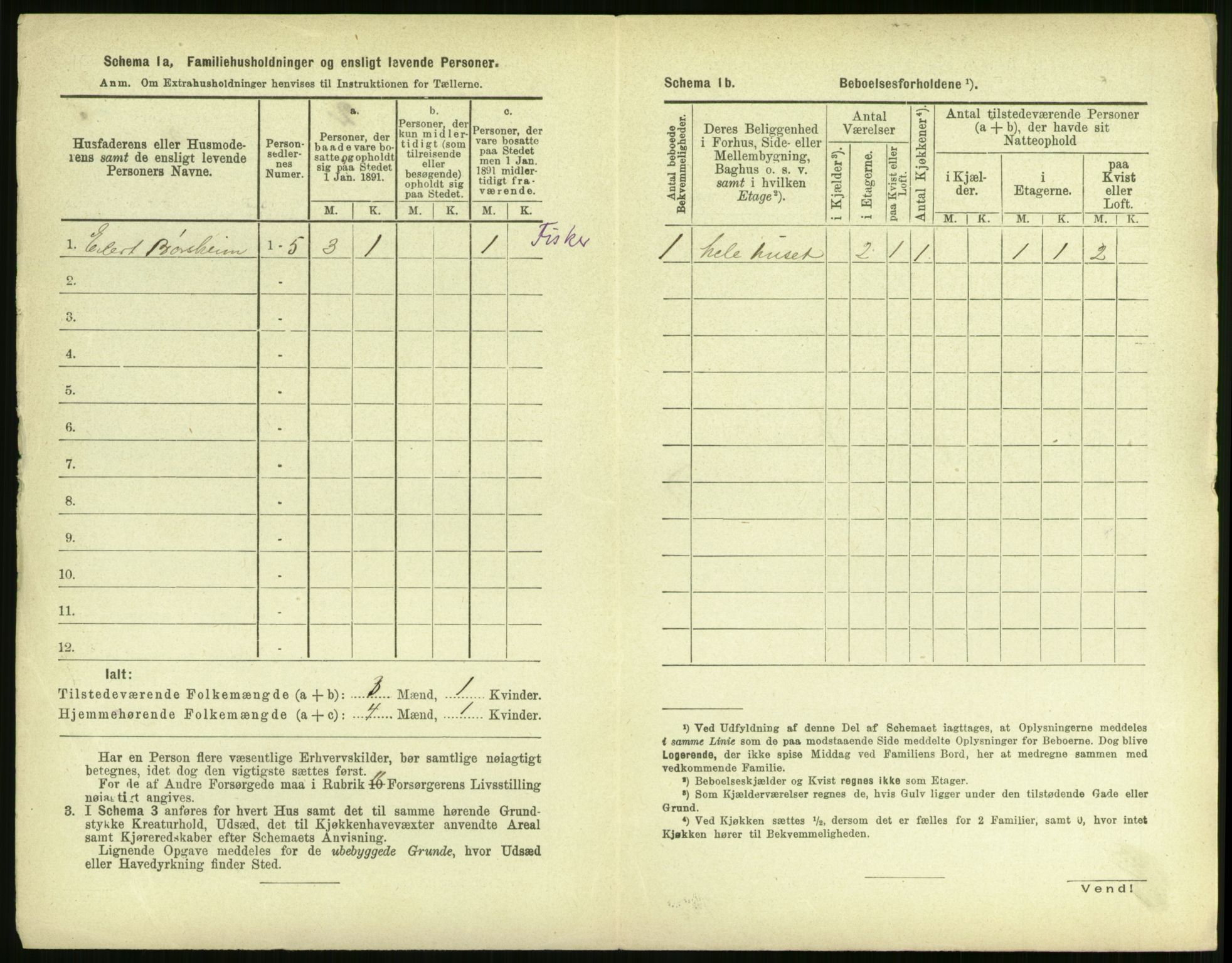 RA, 1891 census for 1104 Skudeneshavn, 1891, p. 61