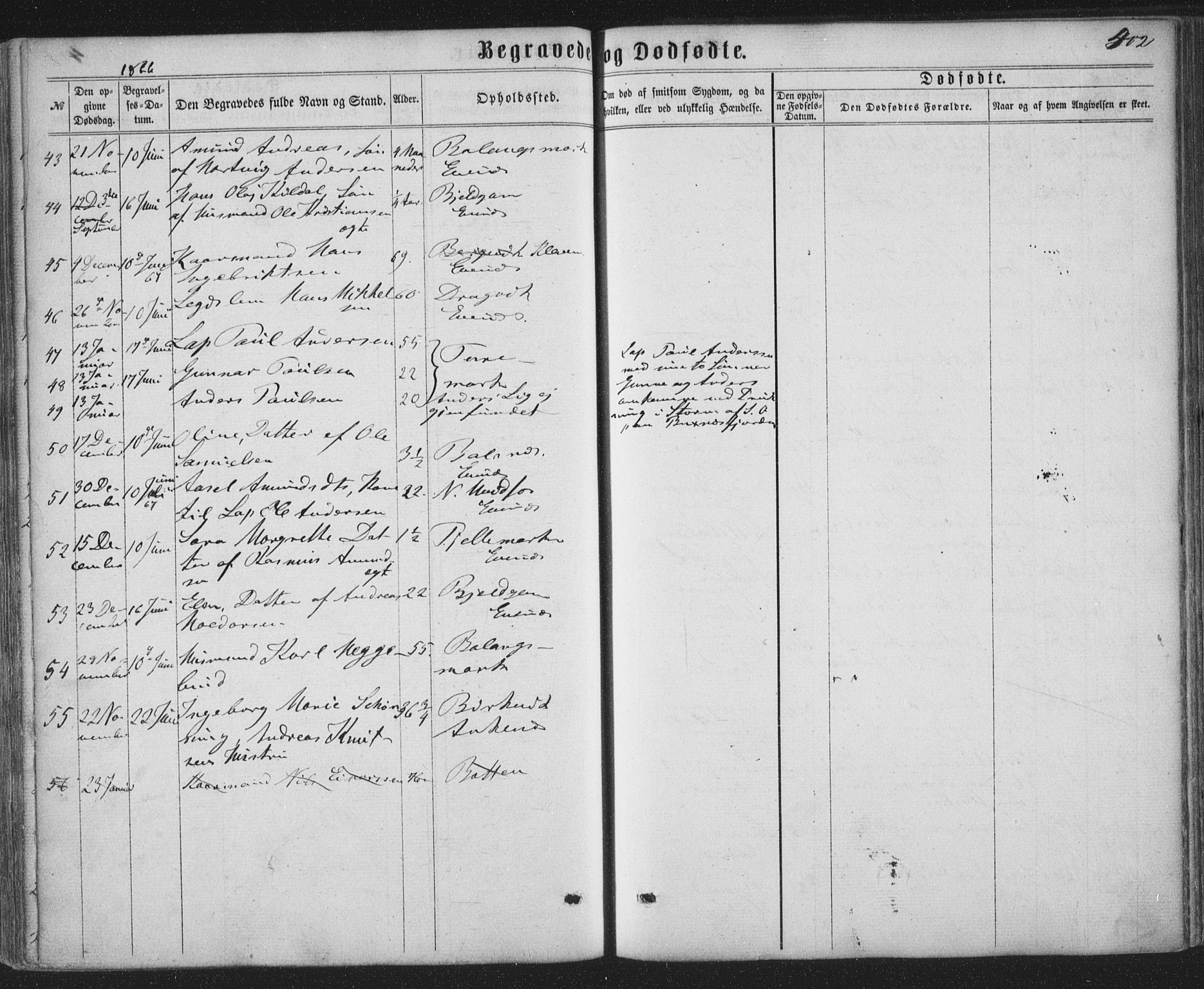 Ministerialprotokoller, klokkerbøker og fødselsregistre - Nordland, AV/SAT-A-1459/863/L0896: Parish register (official) no. 863A08, 1861-1871, p. 402