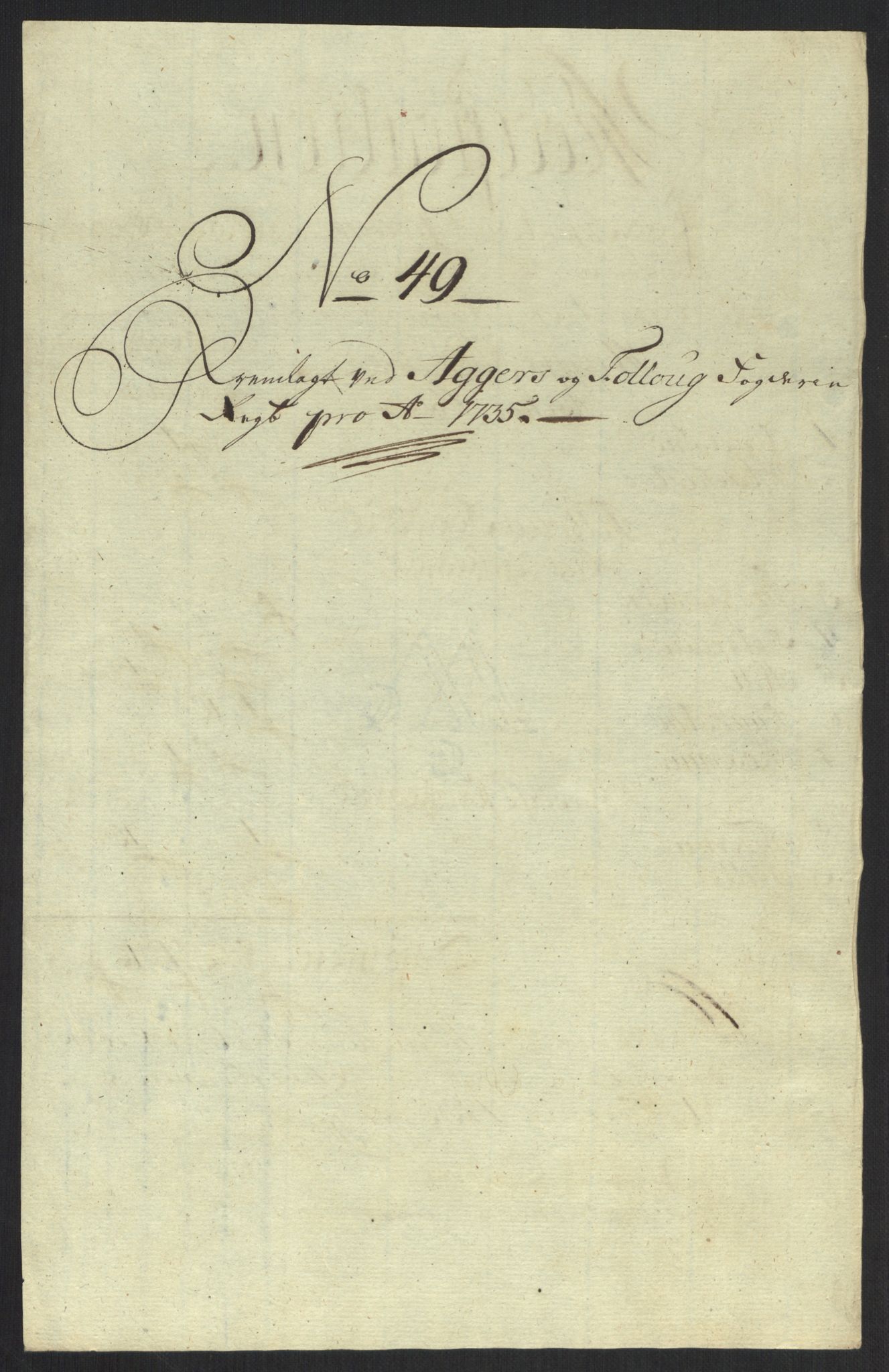 Rentekammeret inntil 1814, Reviderte regnskaper, Fogderegnskap, AV/RA-EA-4092/R10/L0474: Fogderegnskap Aker og Follo, 1735, p. 158