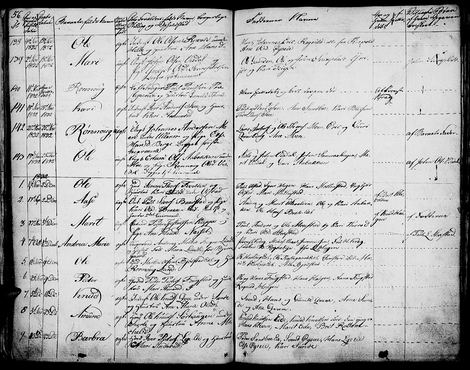 Vågå prestekontor, SAH/PREST-076/H/Ha/Haa/L0004: Parish register (official) no. 4 /1, 1827-1842, p. 56
