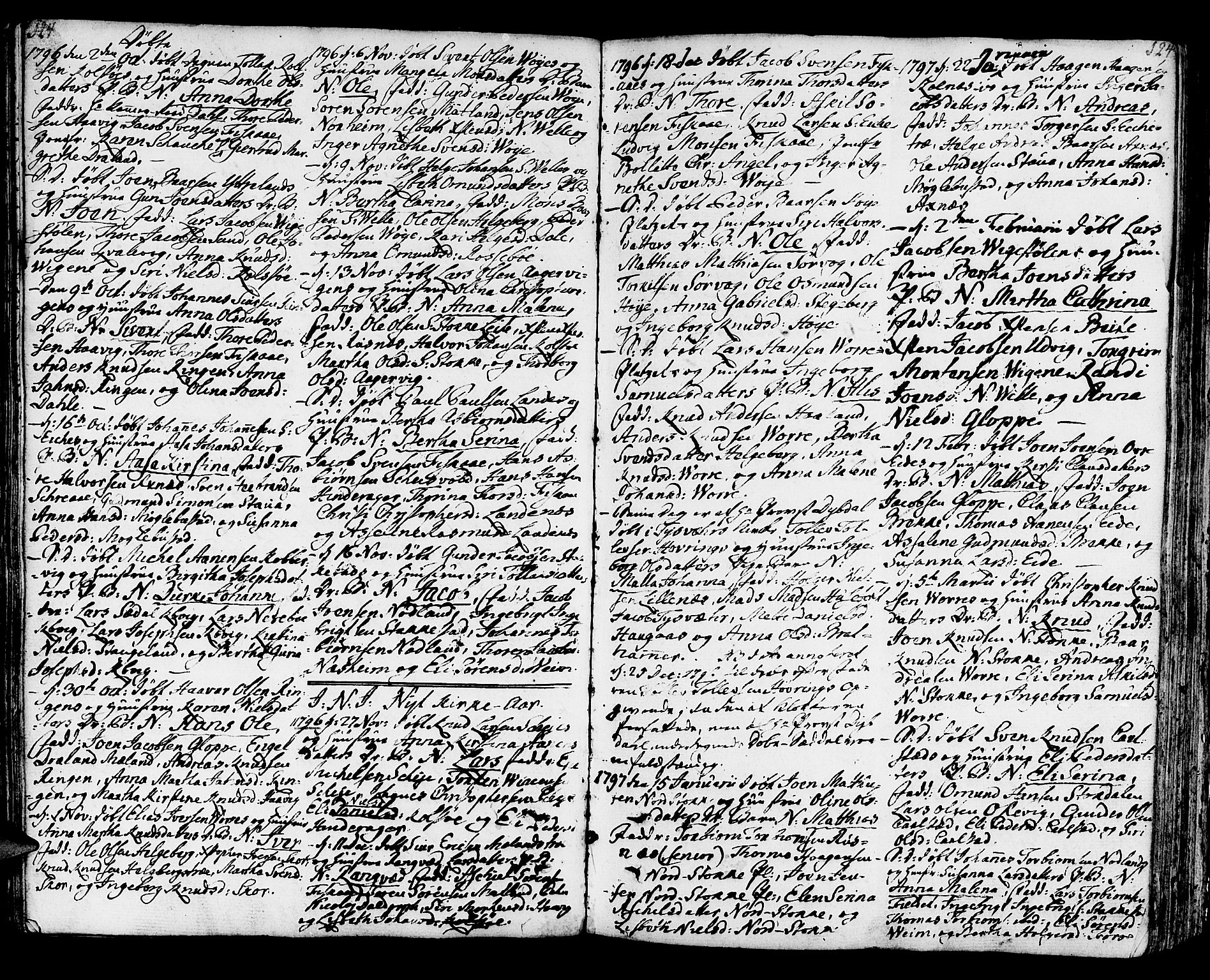 Avaldsnes sokneprestkontor, AV/SAST-A -101851/H/Ha/Haa/L0002: Parish register (official) no. A 2, 1765-1800, p. 124