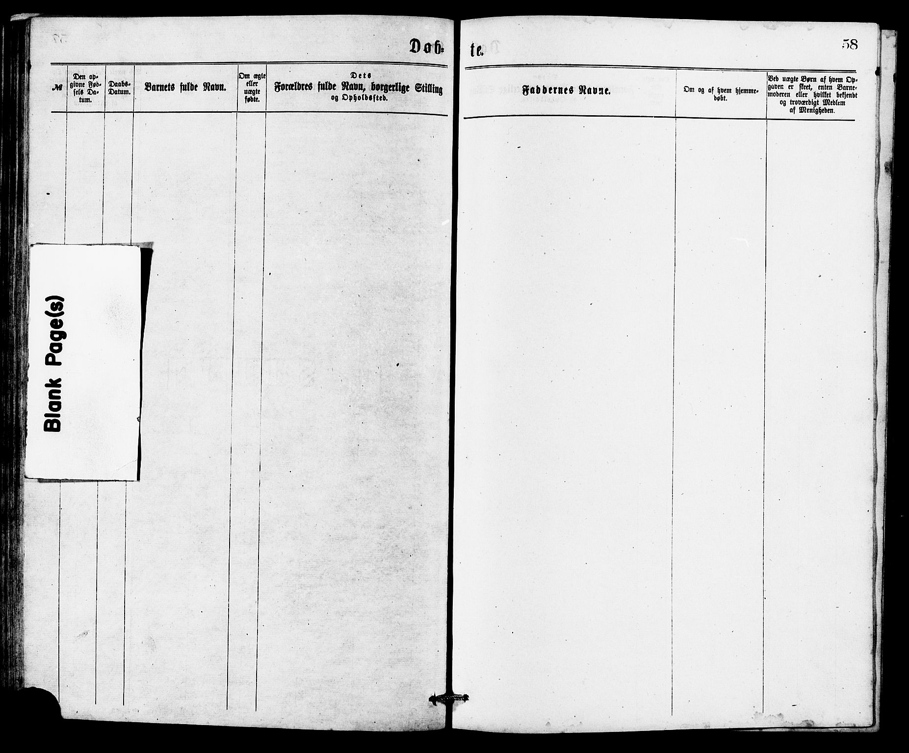 Ministerialprotokoller, klokkerbøker og fødselsregistre - Møre og Romsdal, AV/SAT-A-1454/537/L0521: Parish register (copy) no. 537C02, 1869-1888, p. 58