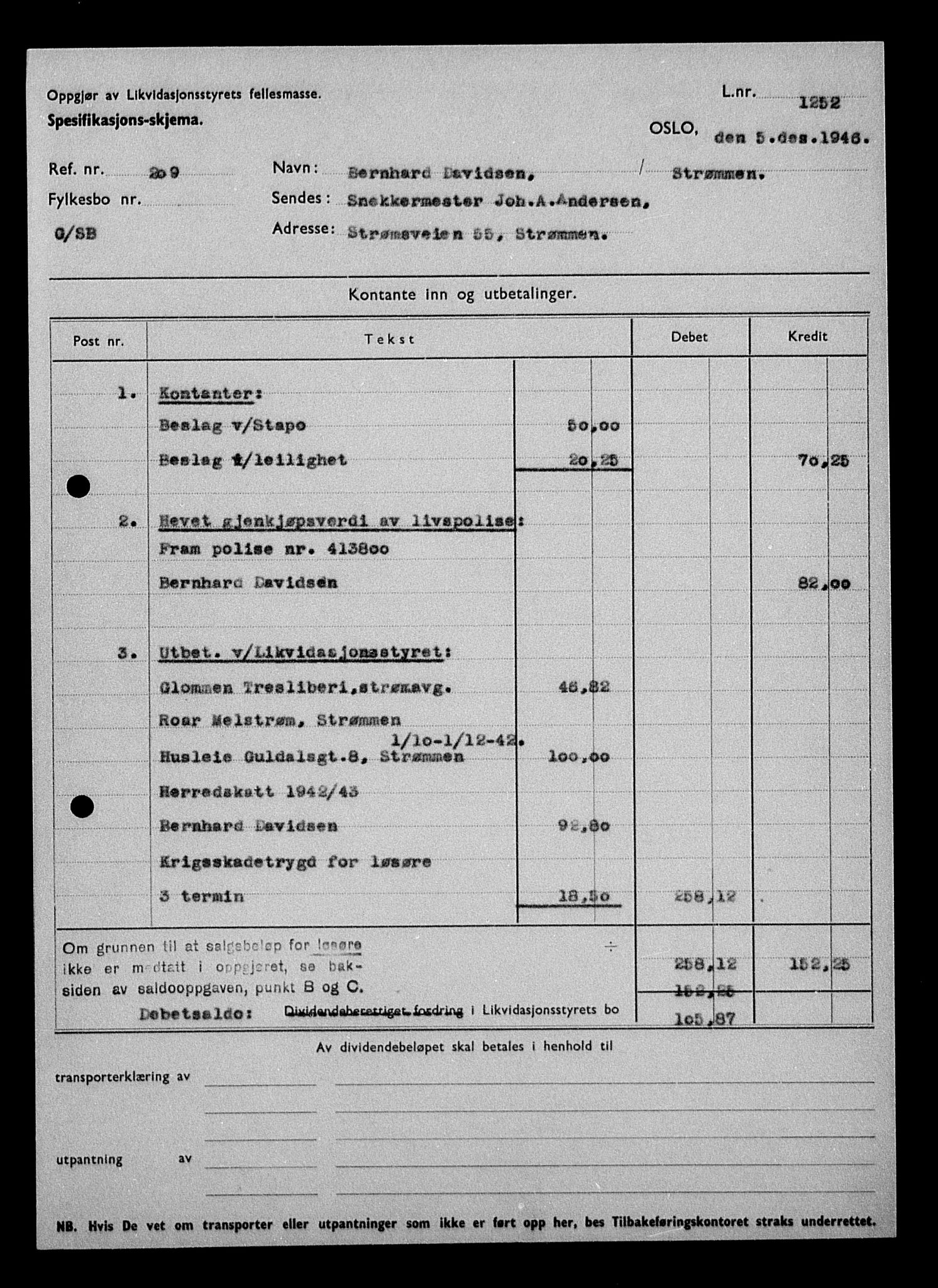 Justisdepartementet, Tilbakeføringskontoret for inndratte formuer, AV/RA-S-1564/H/Hc/Hcc/L0929: --, 1945-1947, p. 651