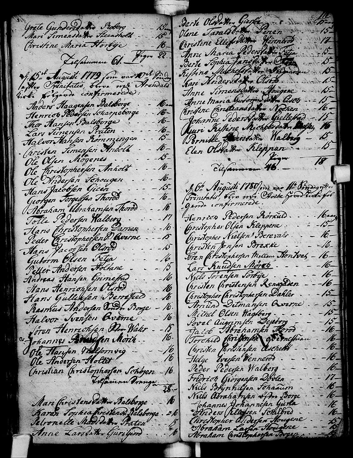 Stokke kirkebøker, AV/SAKO-A-320/F/Fa/L0003: Parish register (official) no. I 3, 1771-1803, p. 111