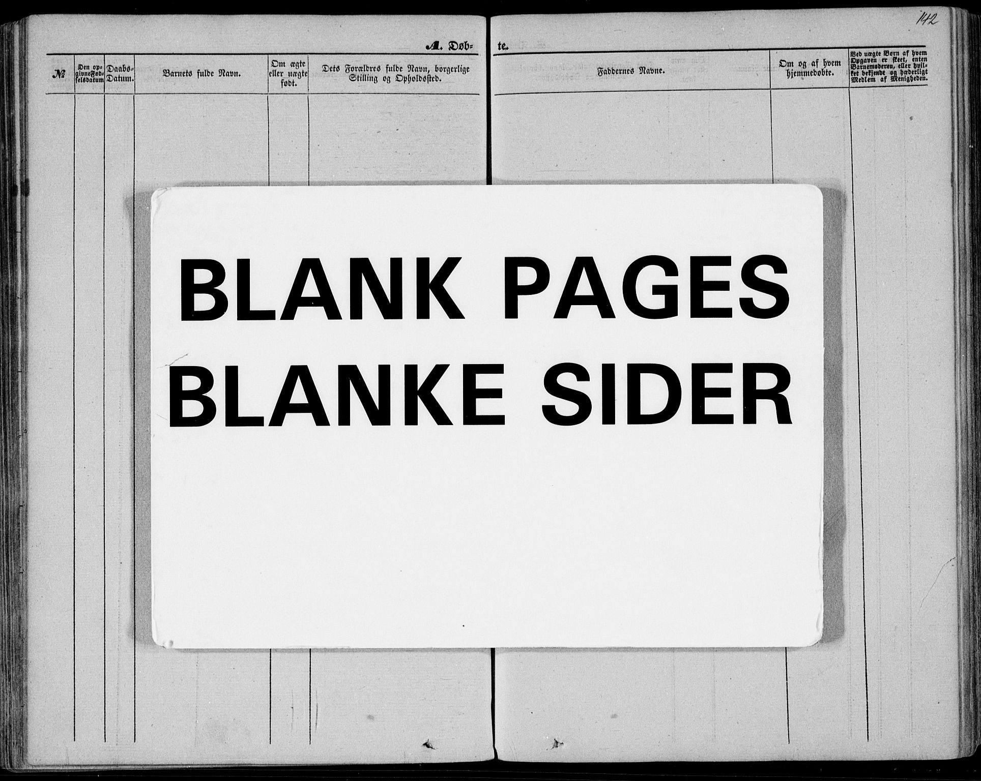 Bø kirkebøker, AV/SAKO-A-257/F/Fa/L0009: Parish register (official) no. 9, 1862-1879, p. 142