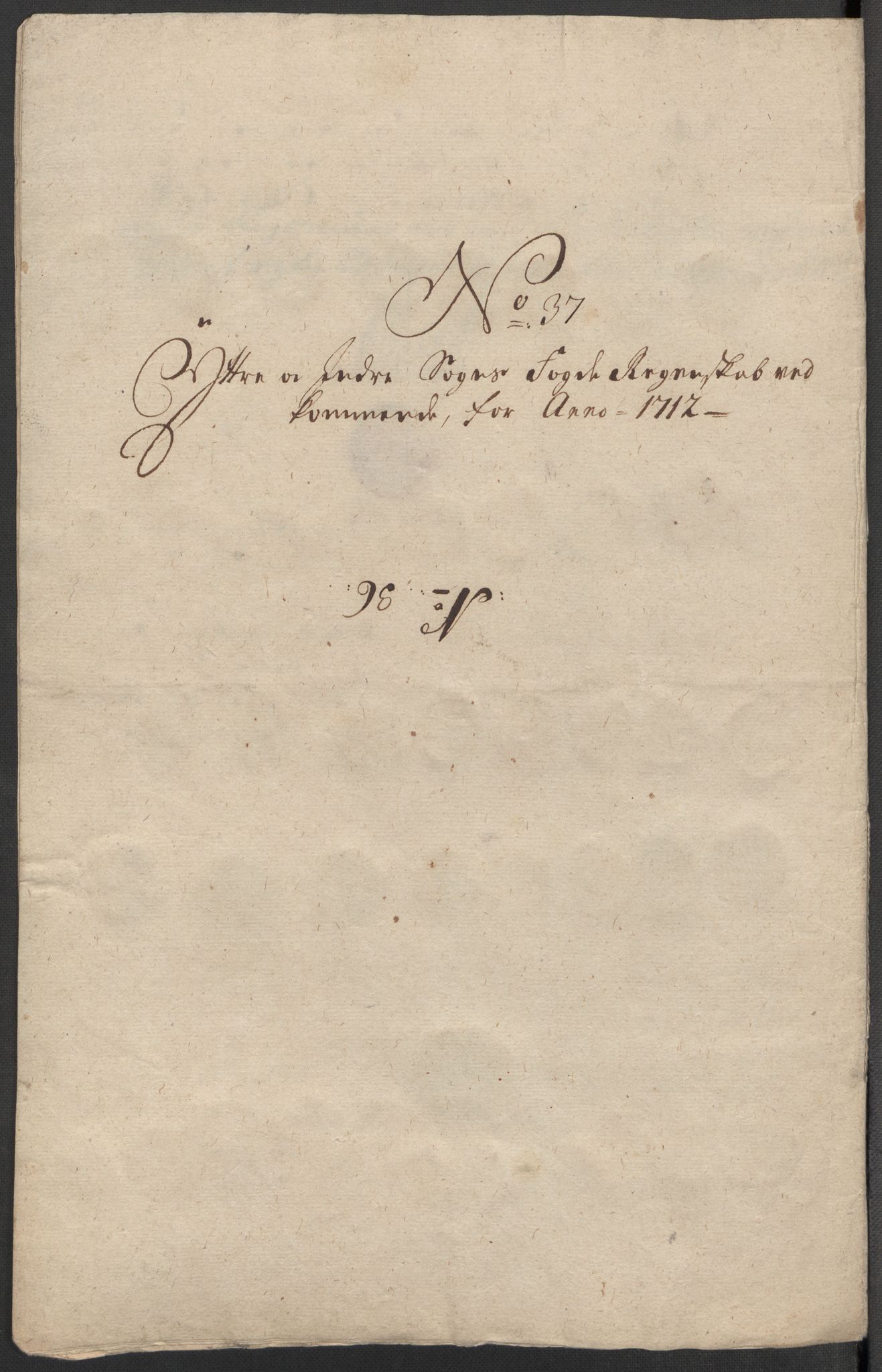 Rentekammeret inntil 1814, Reviderte regnskaper, Fogderegnskap, AV/RA-EA-4092/R52/L3318: Fogderegnskap Sogn, 1712, p. 325