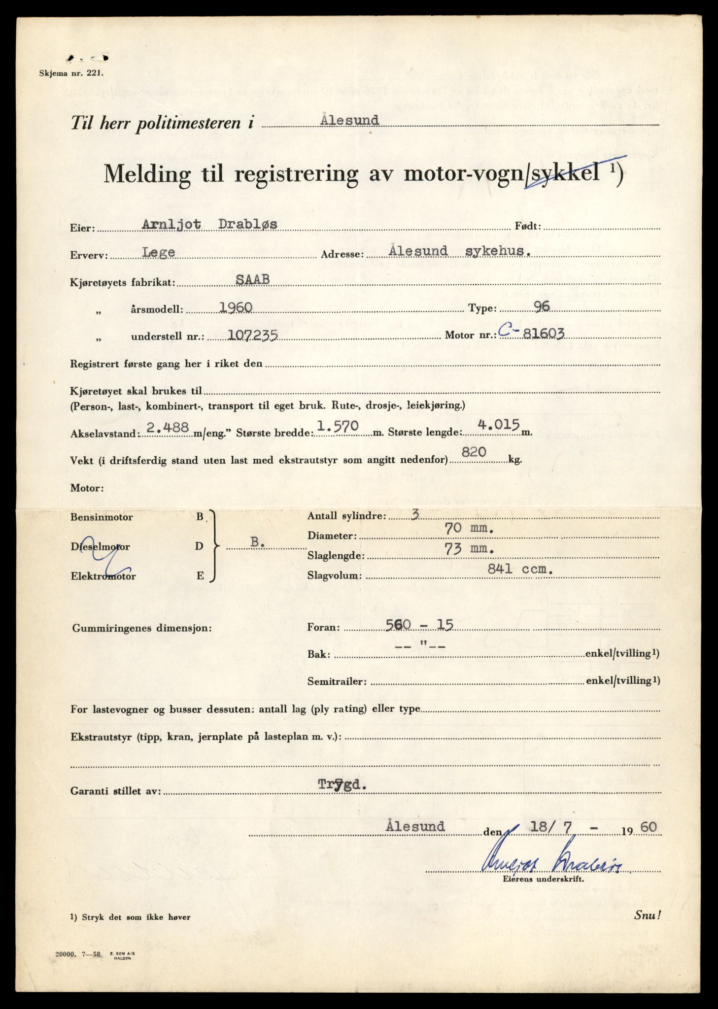 Møre og Romsdal vegkontor - Ålesund trafikkstasjon, SAT/A-4099/F/Fe/L0002: Registreringskort for kjøretøy T 128 - T 231, 1927-1998, p. 2228